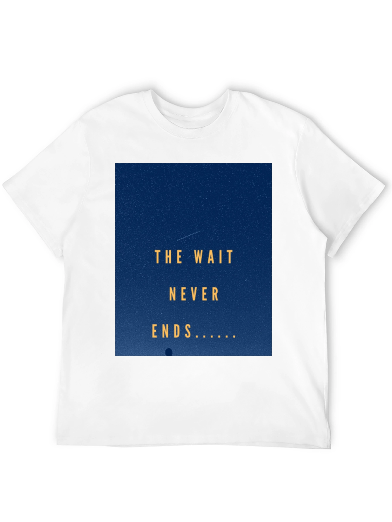 Black The Wait Never Ends T-Shirt - Stylish Graphic Tee view 12
