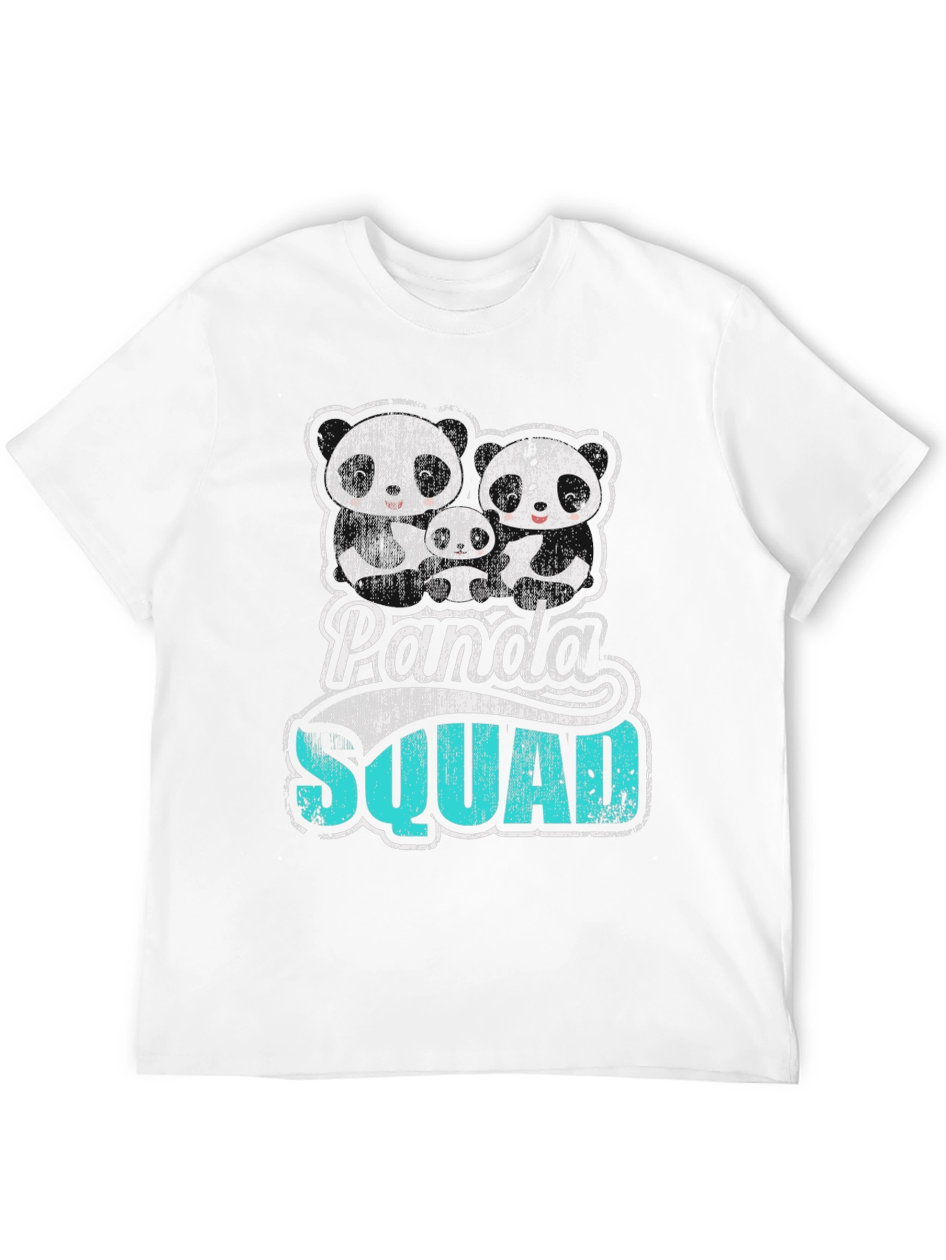 Black Panda Squad Graphic Tee - Cute Family T-Shirt view 12
