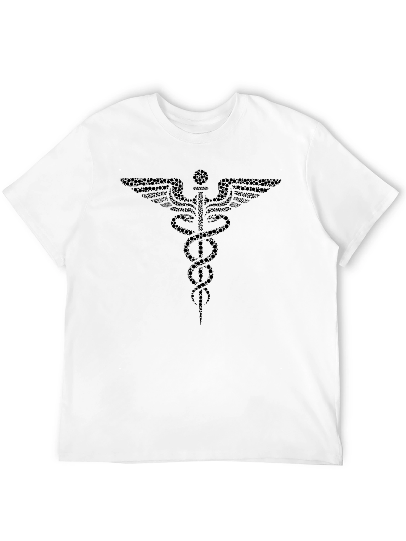 Black Medical Symbol Graphic Black T-Shirt view 12