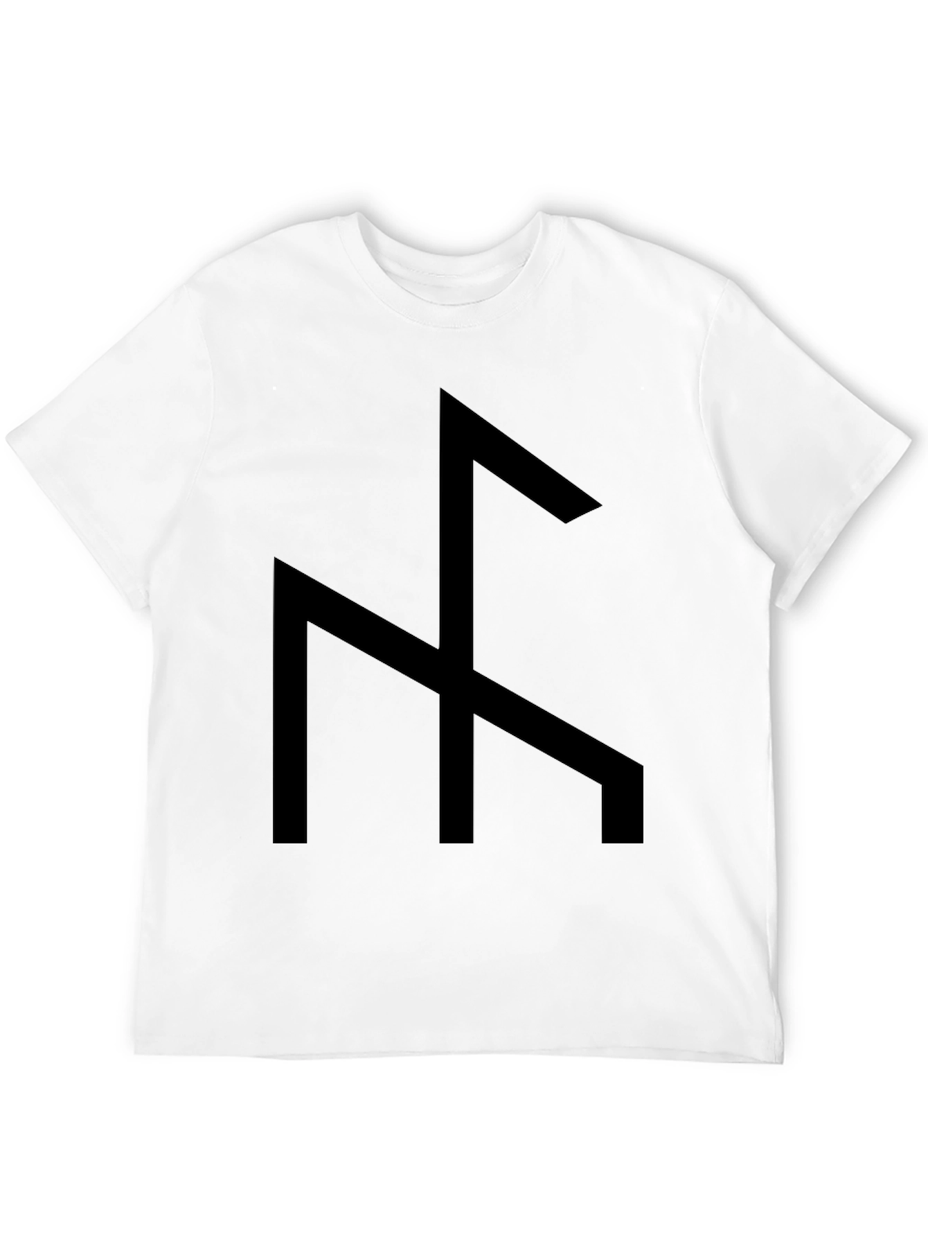 Black Black T-Shirt with Bold Graphic view 12