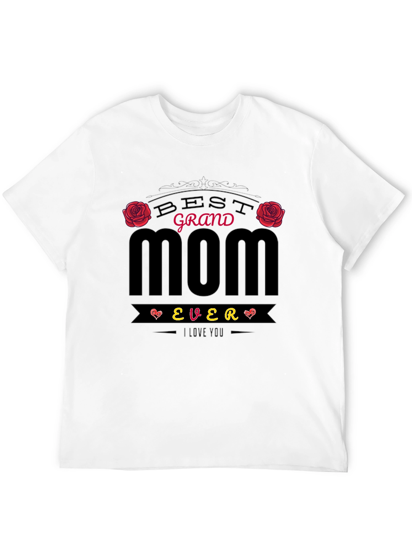 Black Best Grandmom Ever T-Shirt view 12