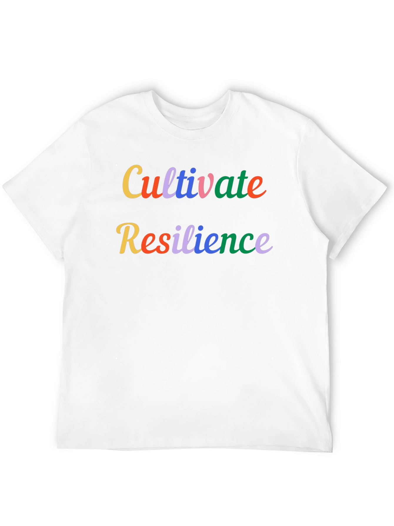 Black Cultivate Resilience Black Graphic Tee view 12