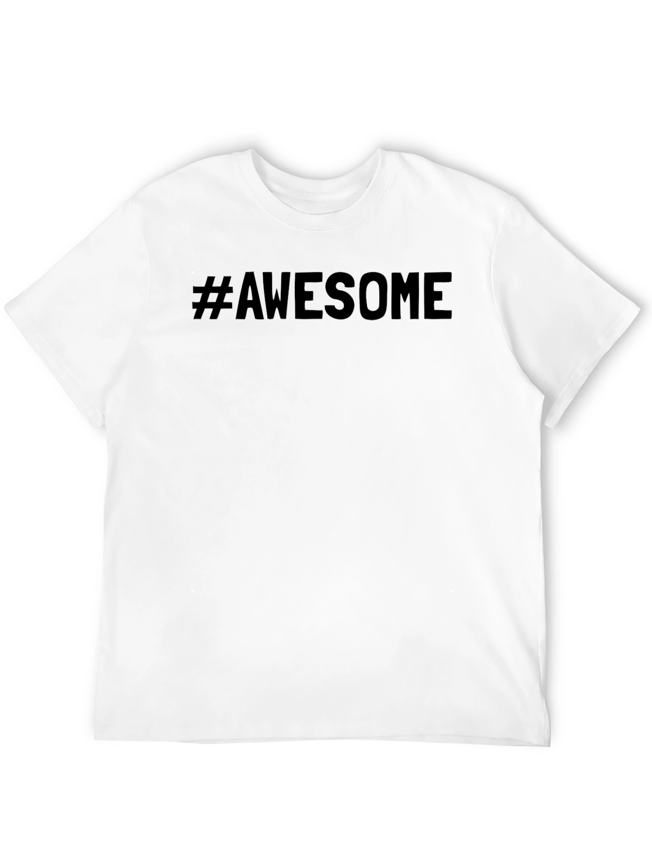 Black Awesome Graphic Tee - Men's Black T-Shirt view 12
