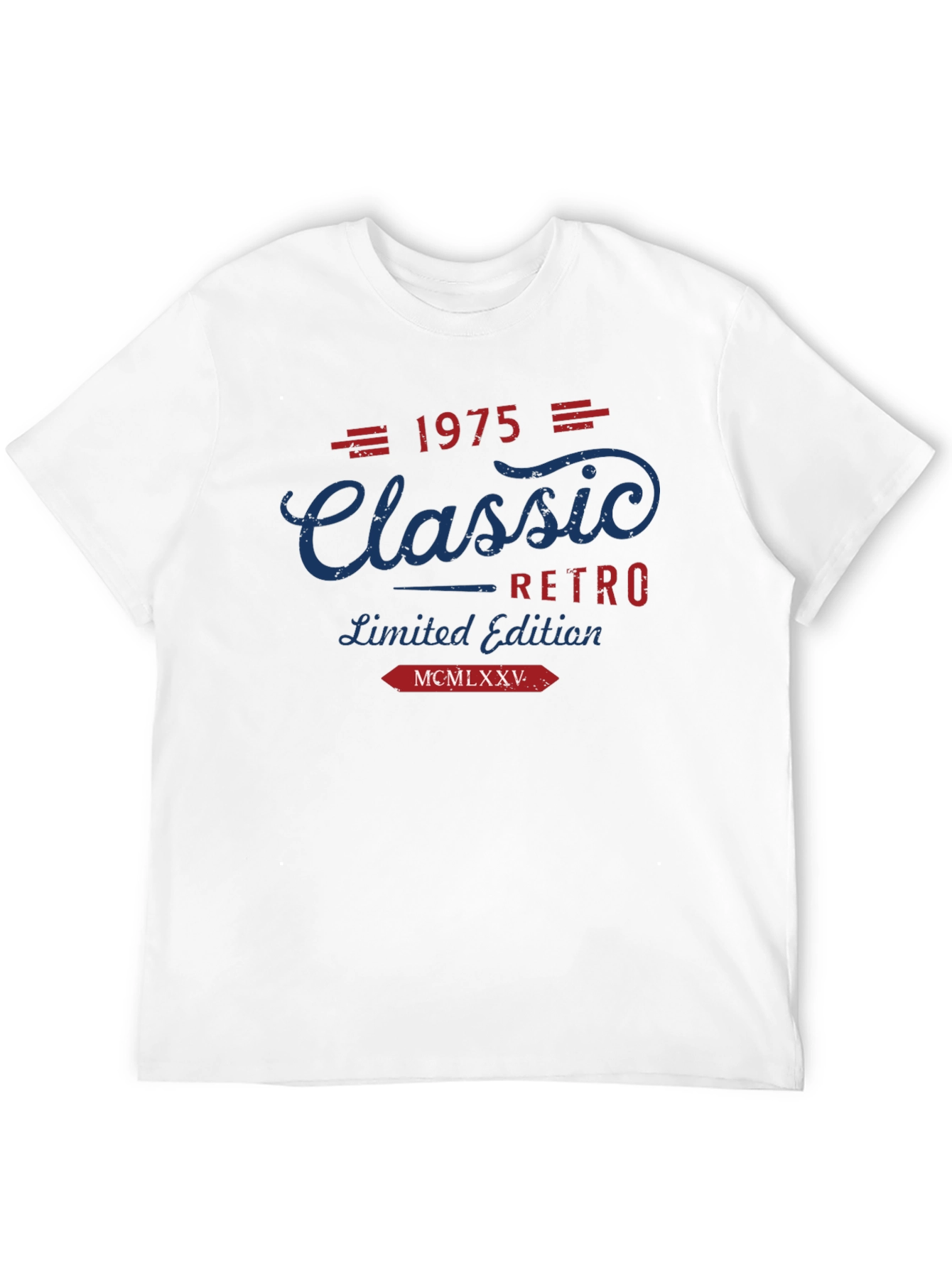 Black Classic Retro 1975 Limited Edition Graphic Tee view 12