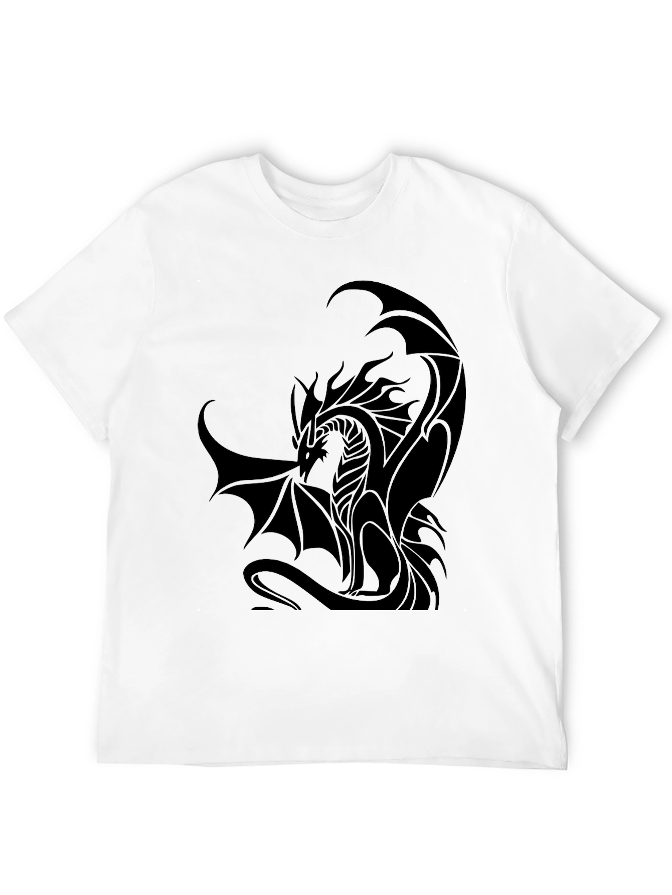 Black Dragon Graphic Black T-Shirt view 12