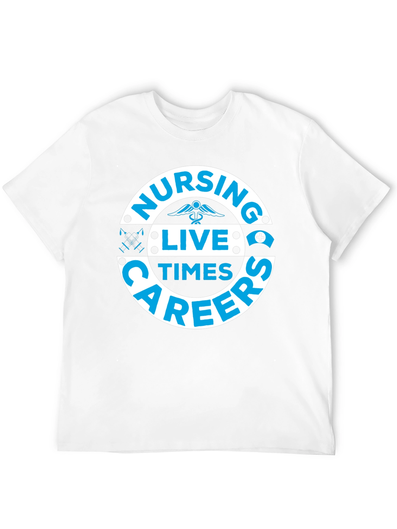 Black Nursing Live Times Career Tee - Black view 12