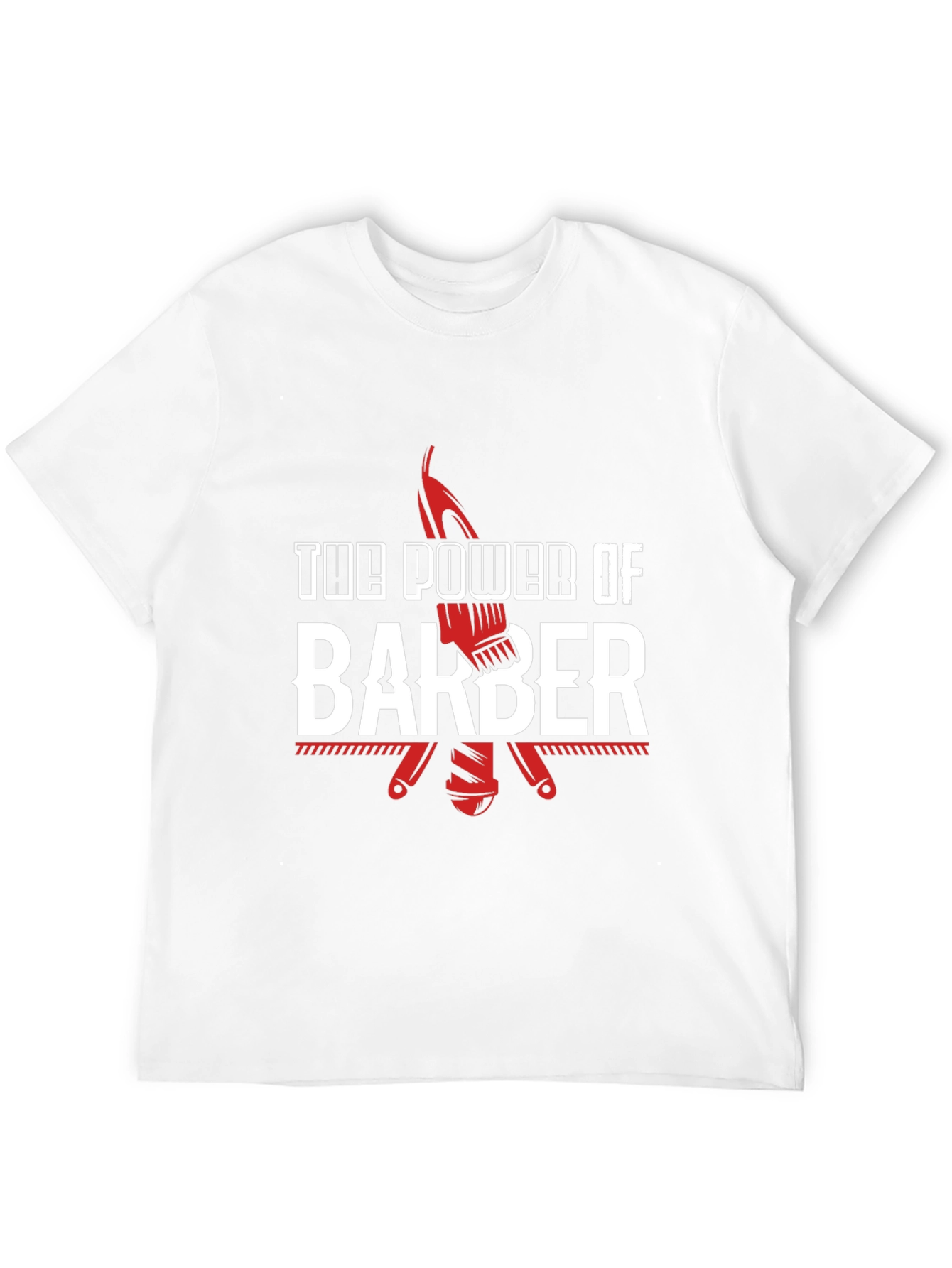 The Power of Barber T-Shirt - Stylish Graphic Tee - 12