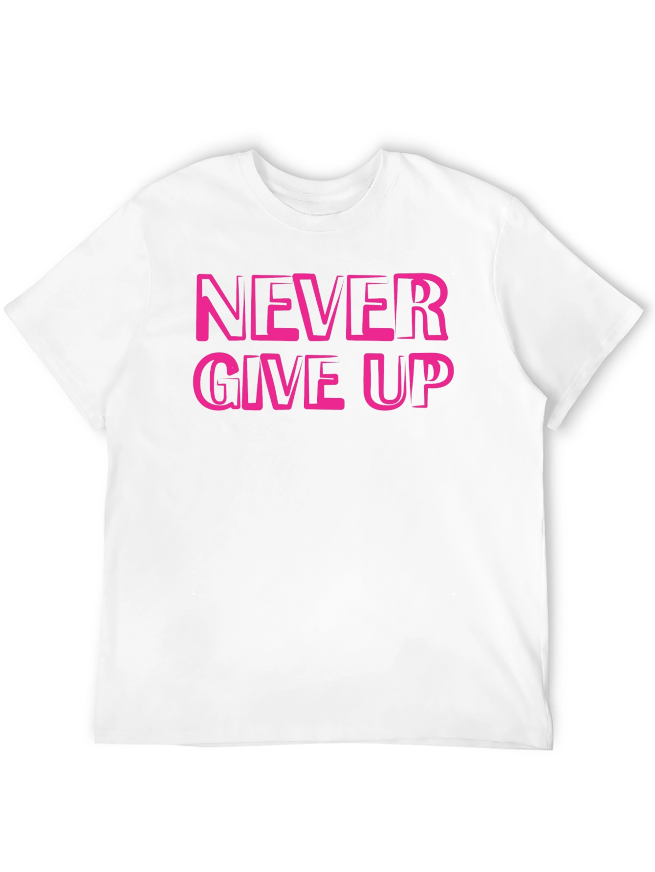 Black Never Give Up Graphic Print T-Shirt view 12