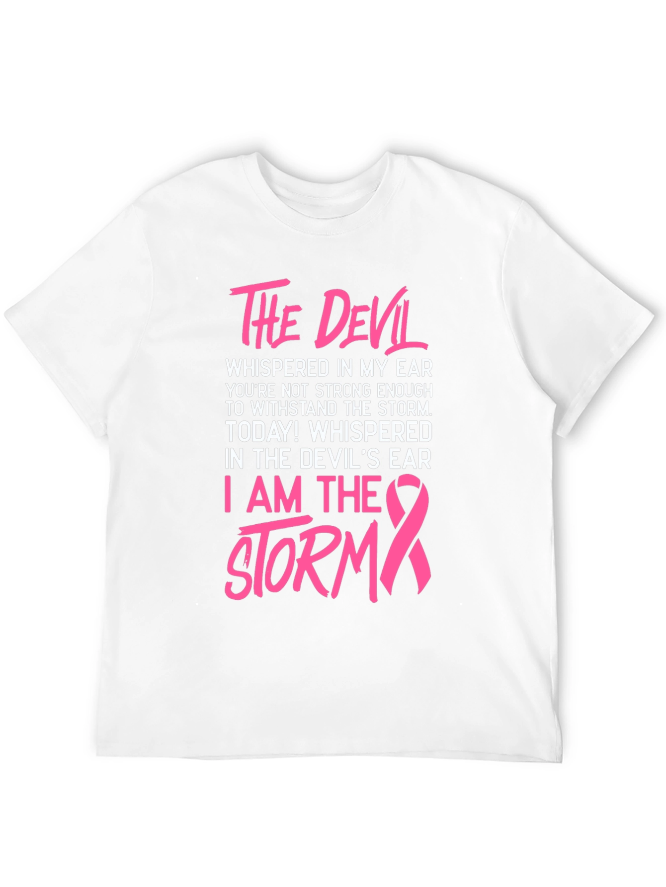 Black The Devil Whispered Graphic T-Shirt view 12