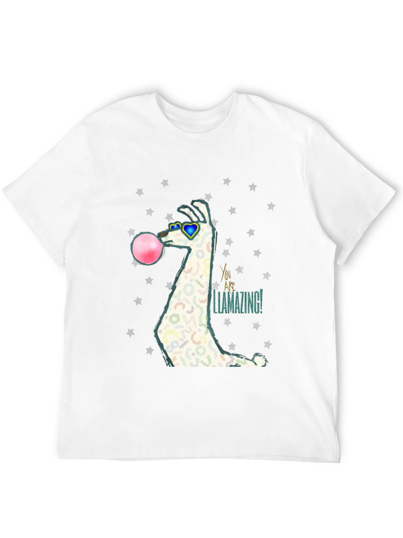 Black Llamazing Bubblegum Graphic Tee view 12