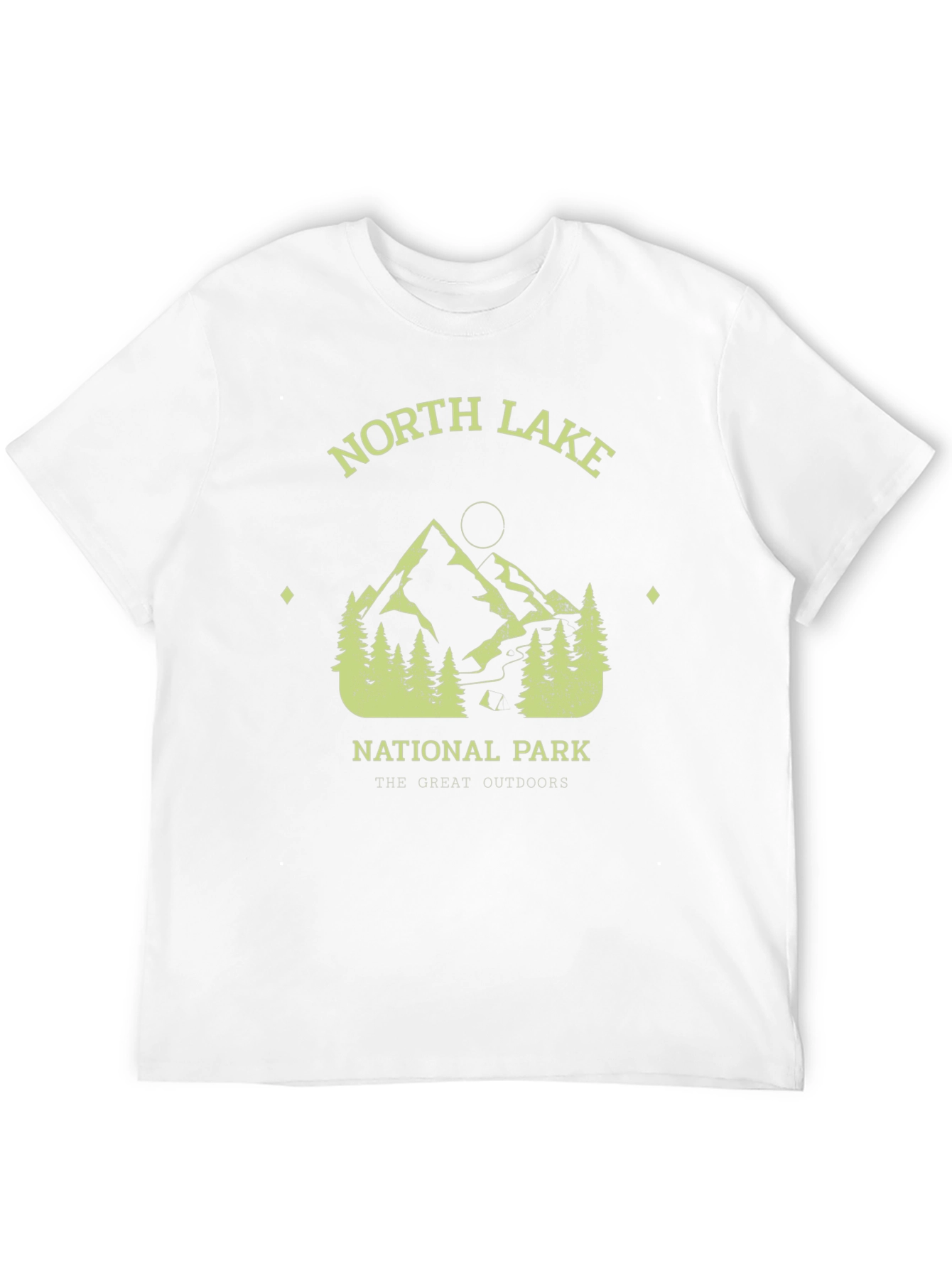 Black North Lake National Park Graphic T-Shirt view 12