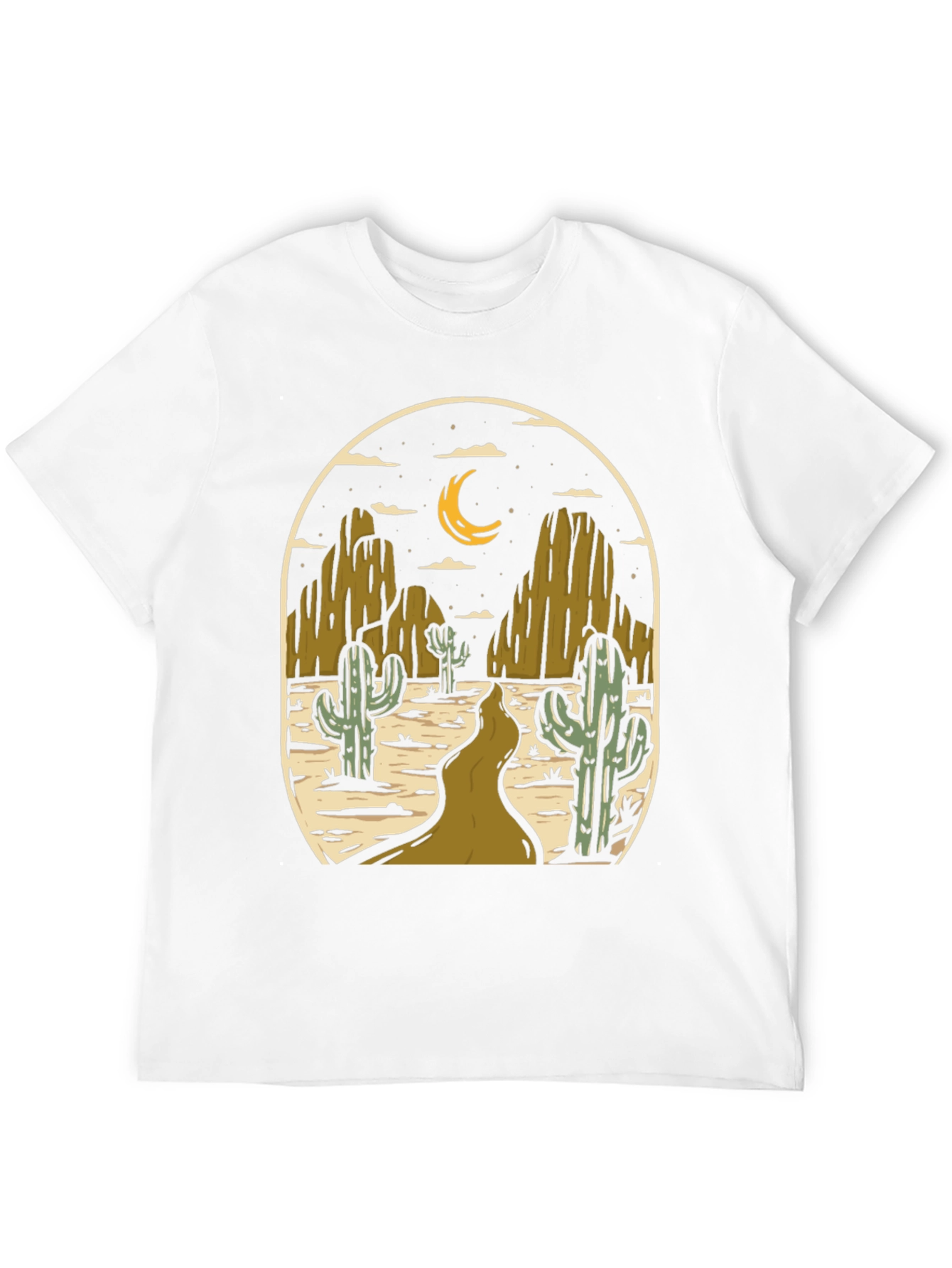 Black Desert Night Graphic Tee - Western Style view 12