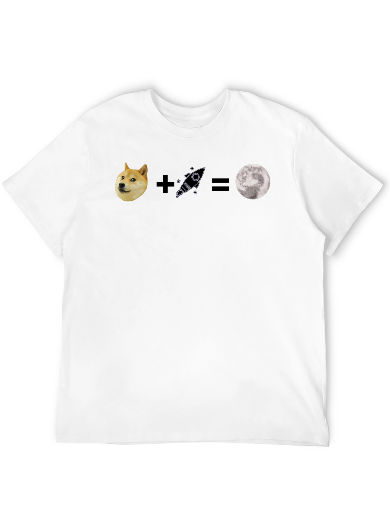 Doge To The Moon Black T-Shirt - 12