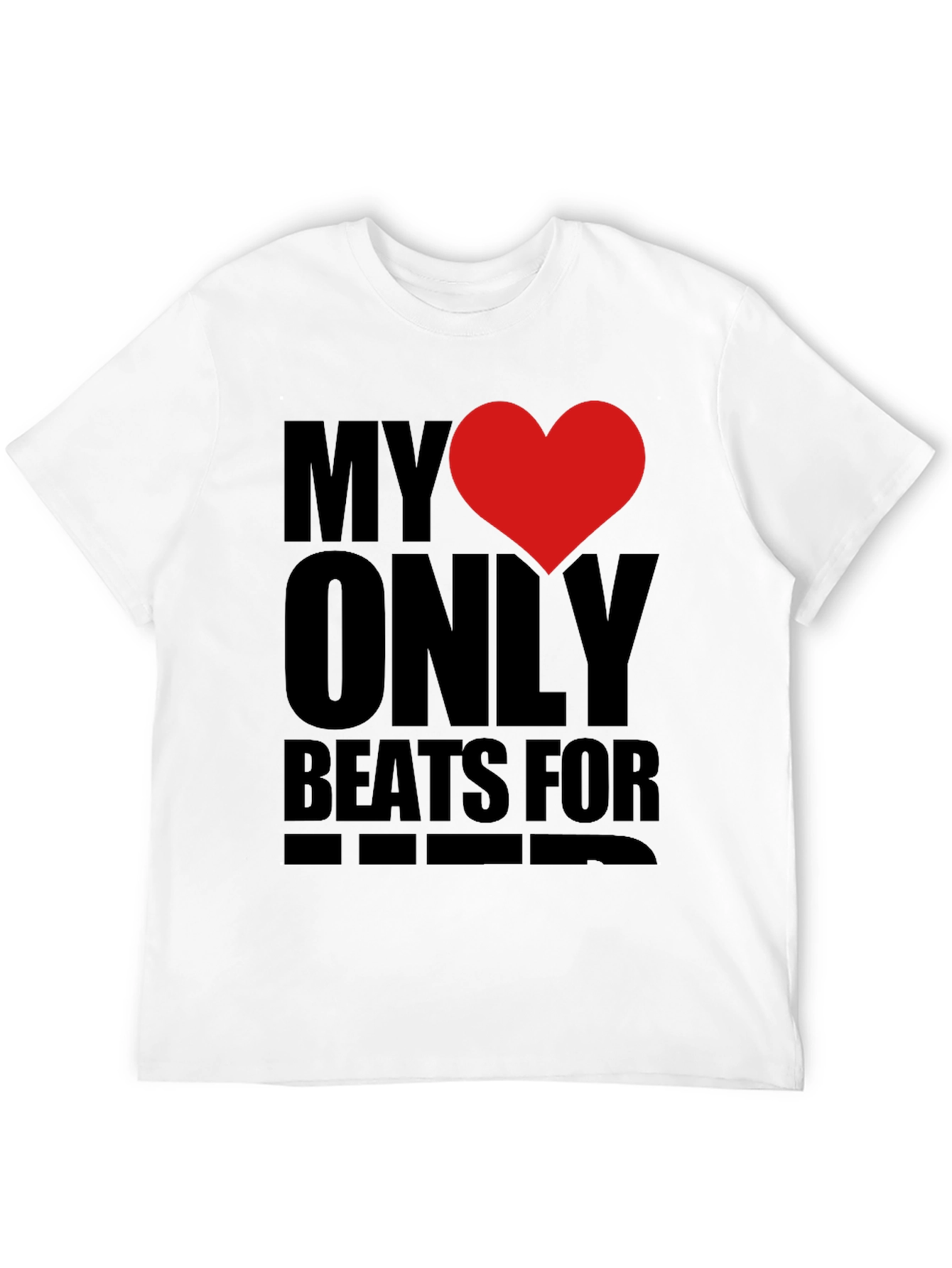 Black Heart Beats T-Shirt view 12