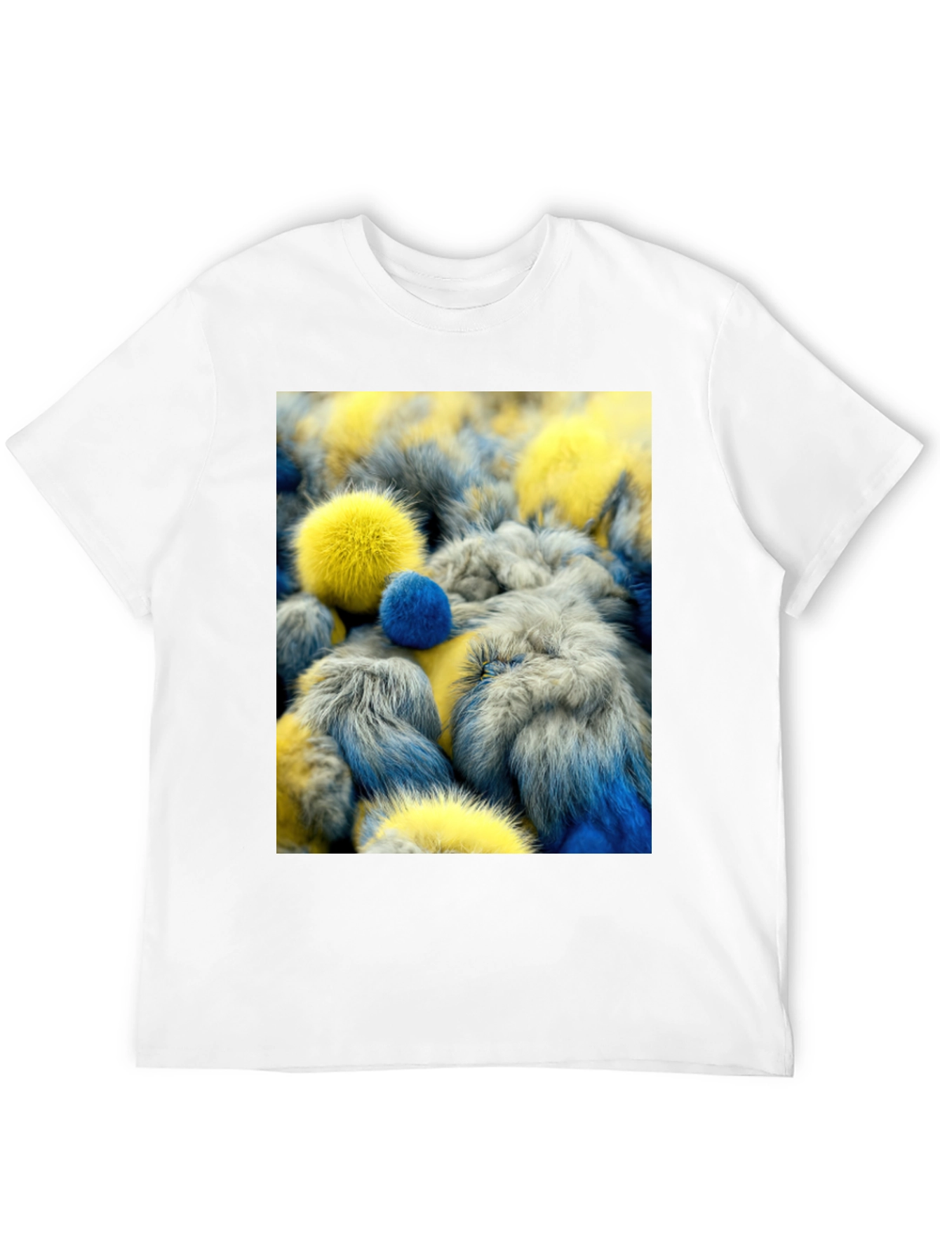 Black Fluffy Pom-Pom T-Shirt view 12