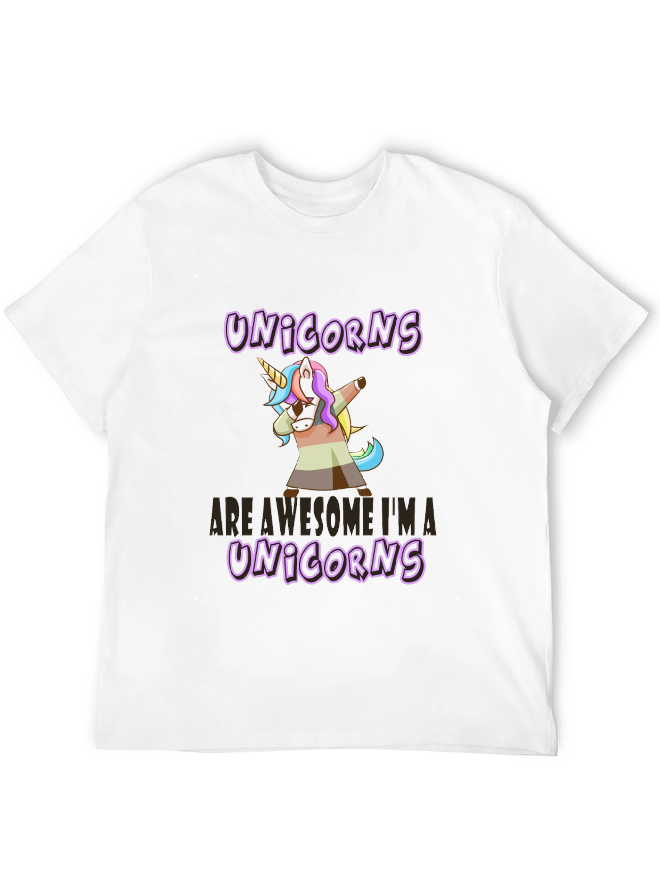 Black Unicorns Are Awesome I'm A Unicorns T-Shirt view 12