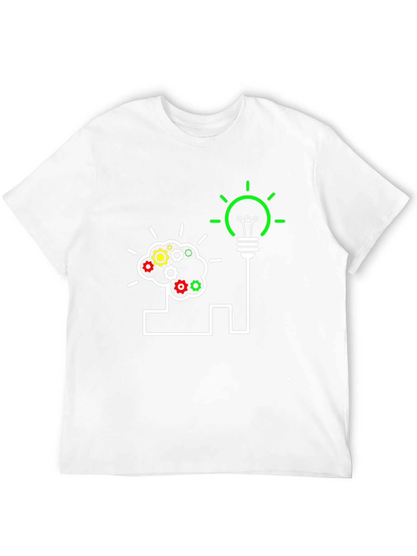 Black Brainstorming Idea T-Shirt view 12