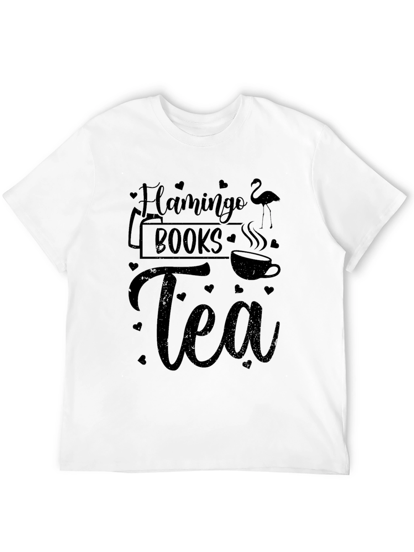 Black Flamingo Books Tea Graphic T-Shirt view 12