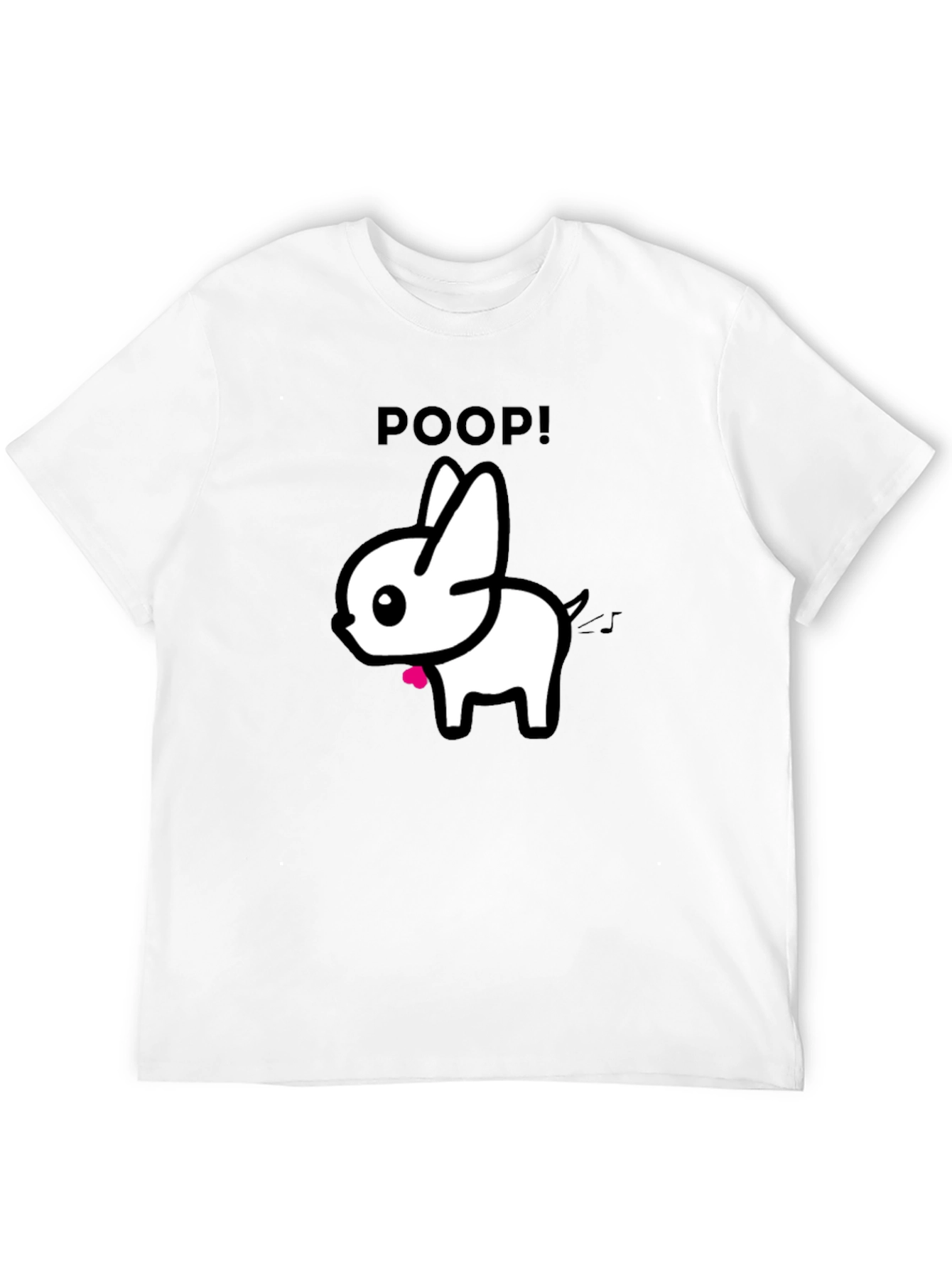 Black Funny Poop Dog Black Graphic T-Shirt view 12