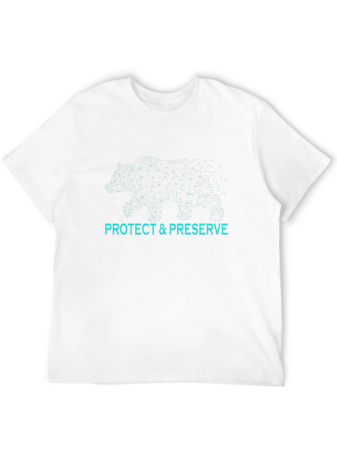 Black Protect & Preserve Bear Graphic Tee view 12