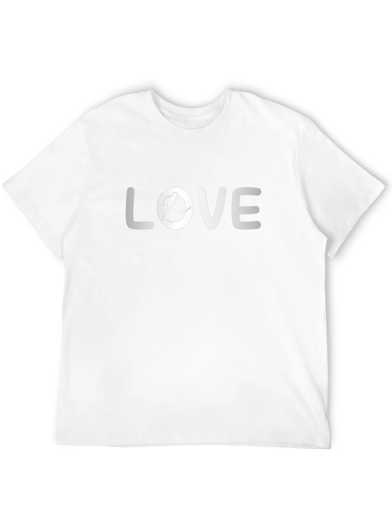 Black Love Skiing Graphic Tee - Unisex Casual Comfort view 12