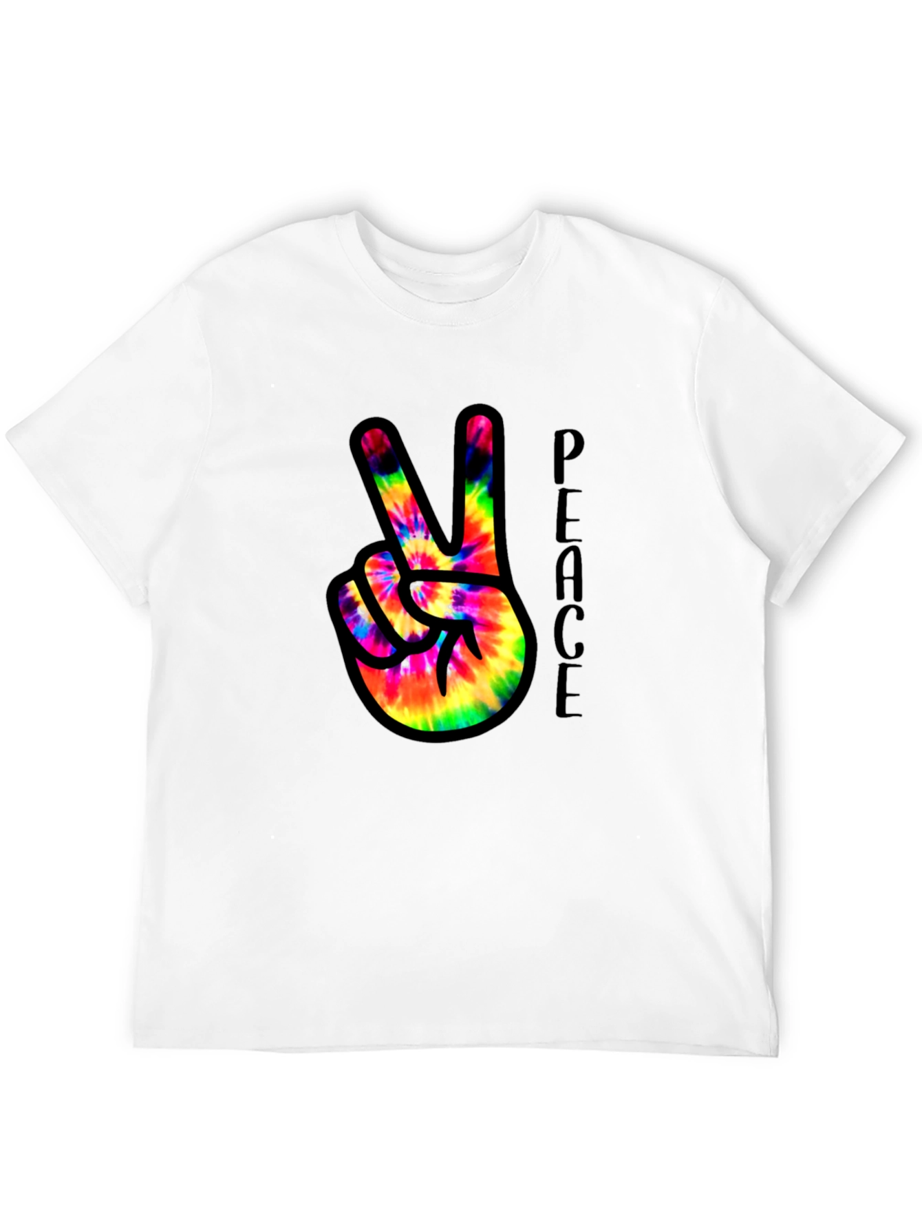 Peace Sign Tie-Dye T-Shirt - 12