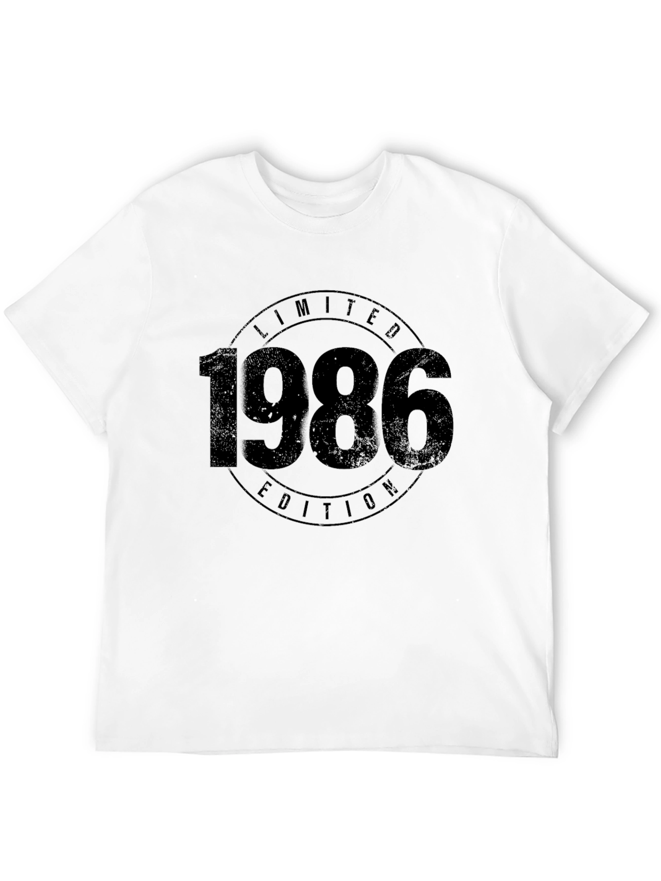 Black Limited Edition 1986 Graphic Tee - Vintage Style view 12
