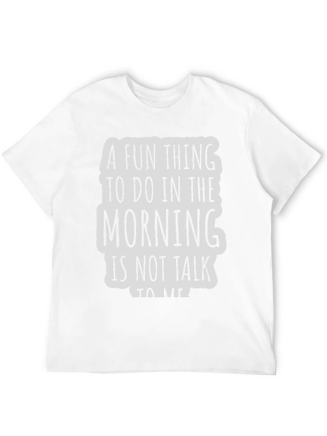 Black Funny Morning Introvert Graphic Tee - Black view 12