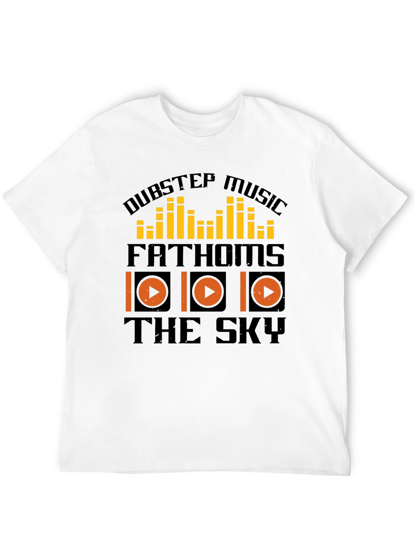 Black Dubstep Music T-Shirt - Fathoms The Sky view 12