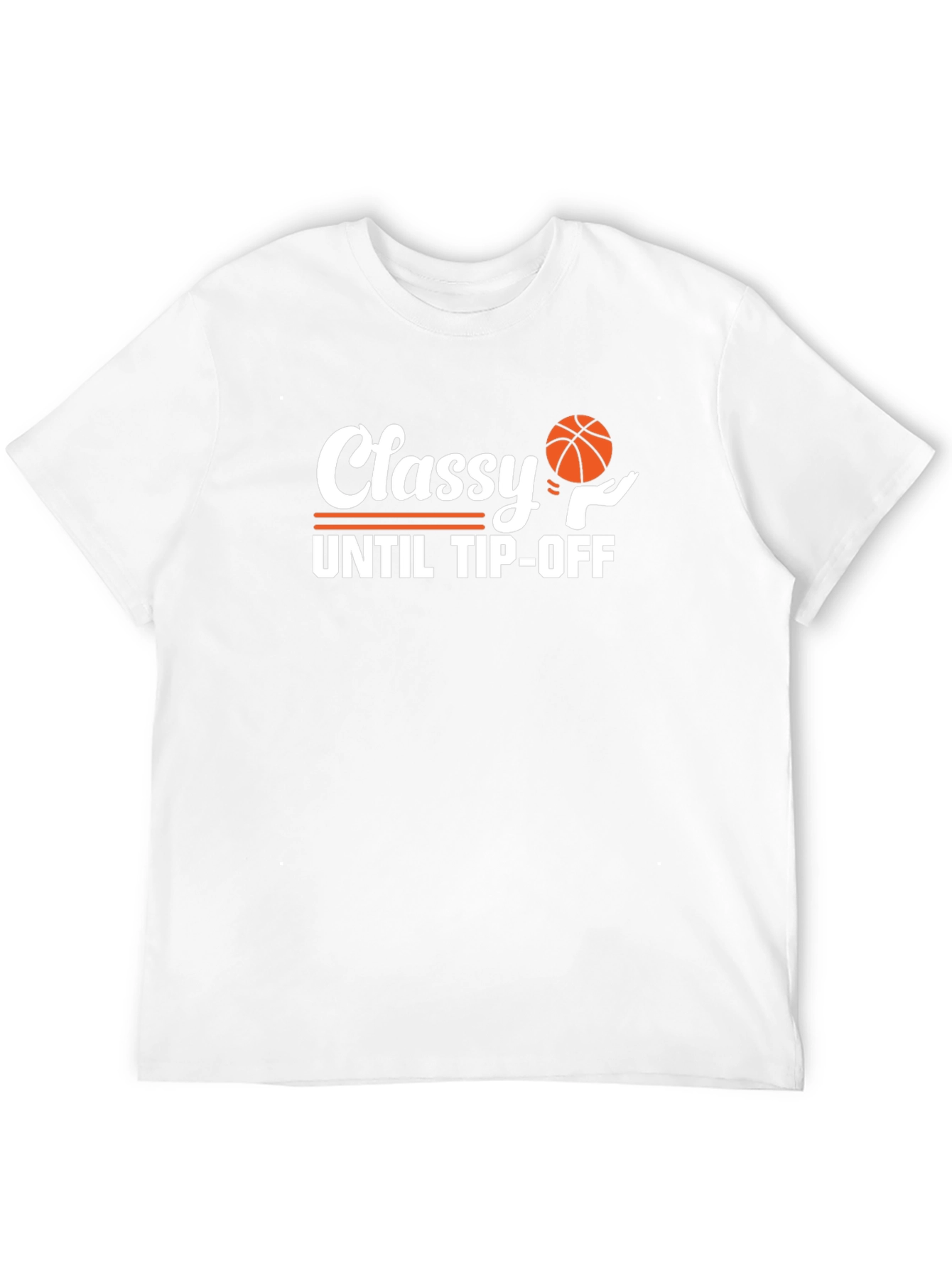 Black Classy Until Tip-Off Black T-Shirt view 12