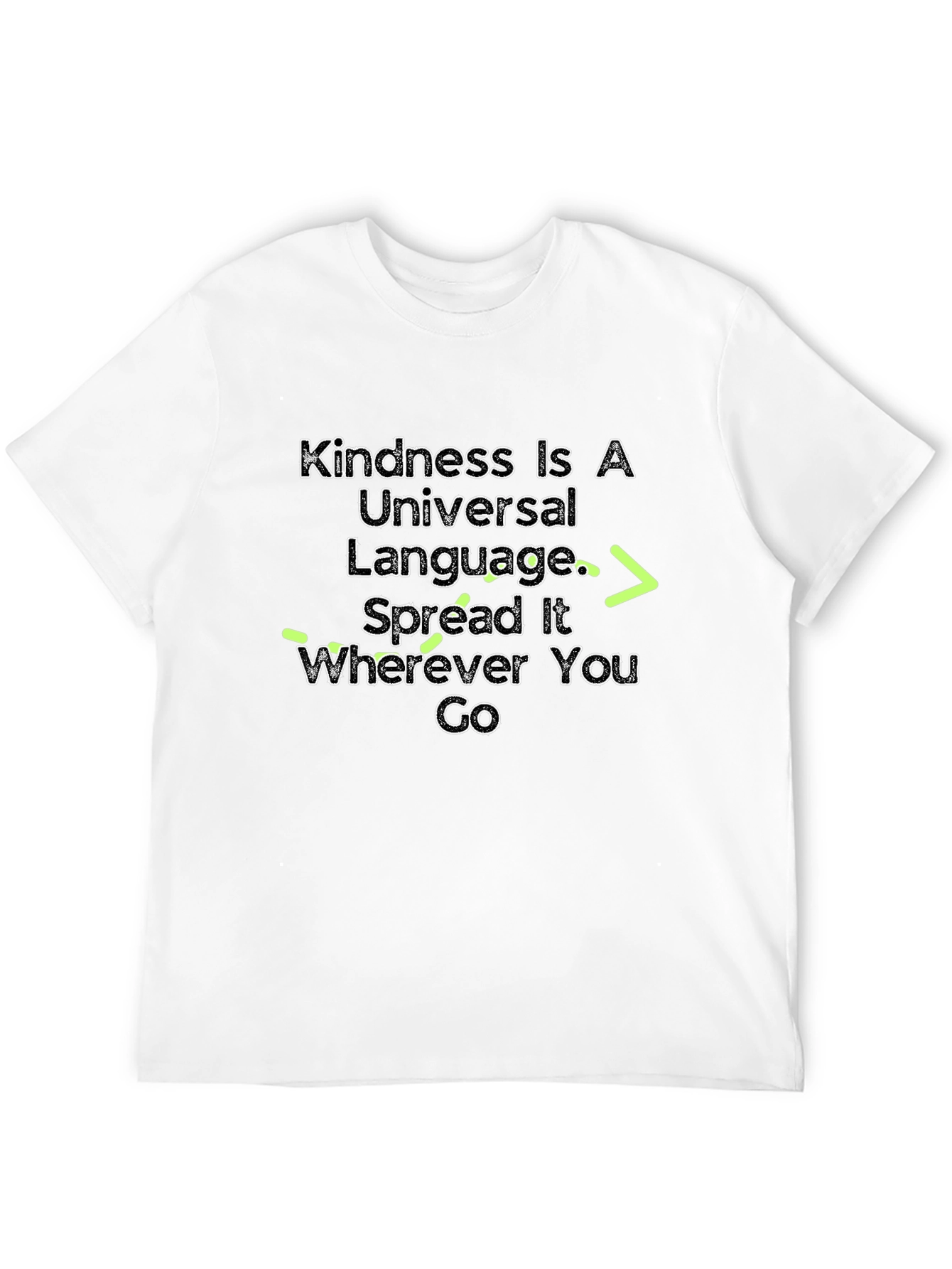 Black Kindness Is A Universal Language T-Shirt view 12