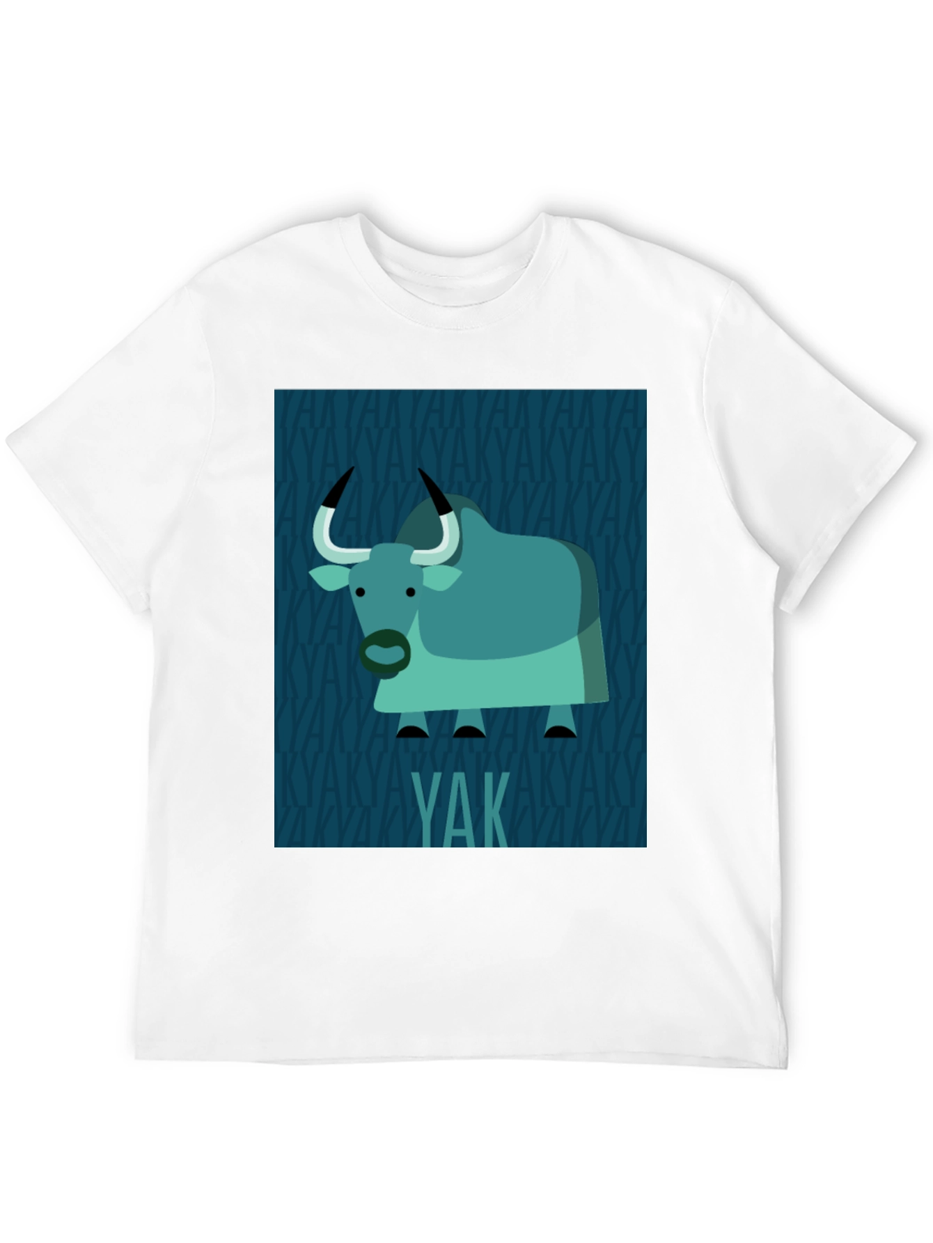 Black Yak Graphic Print T-Shirt - Black view 12