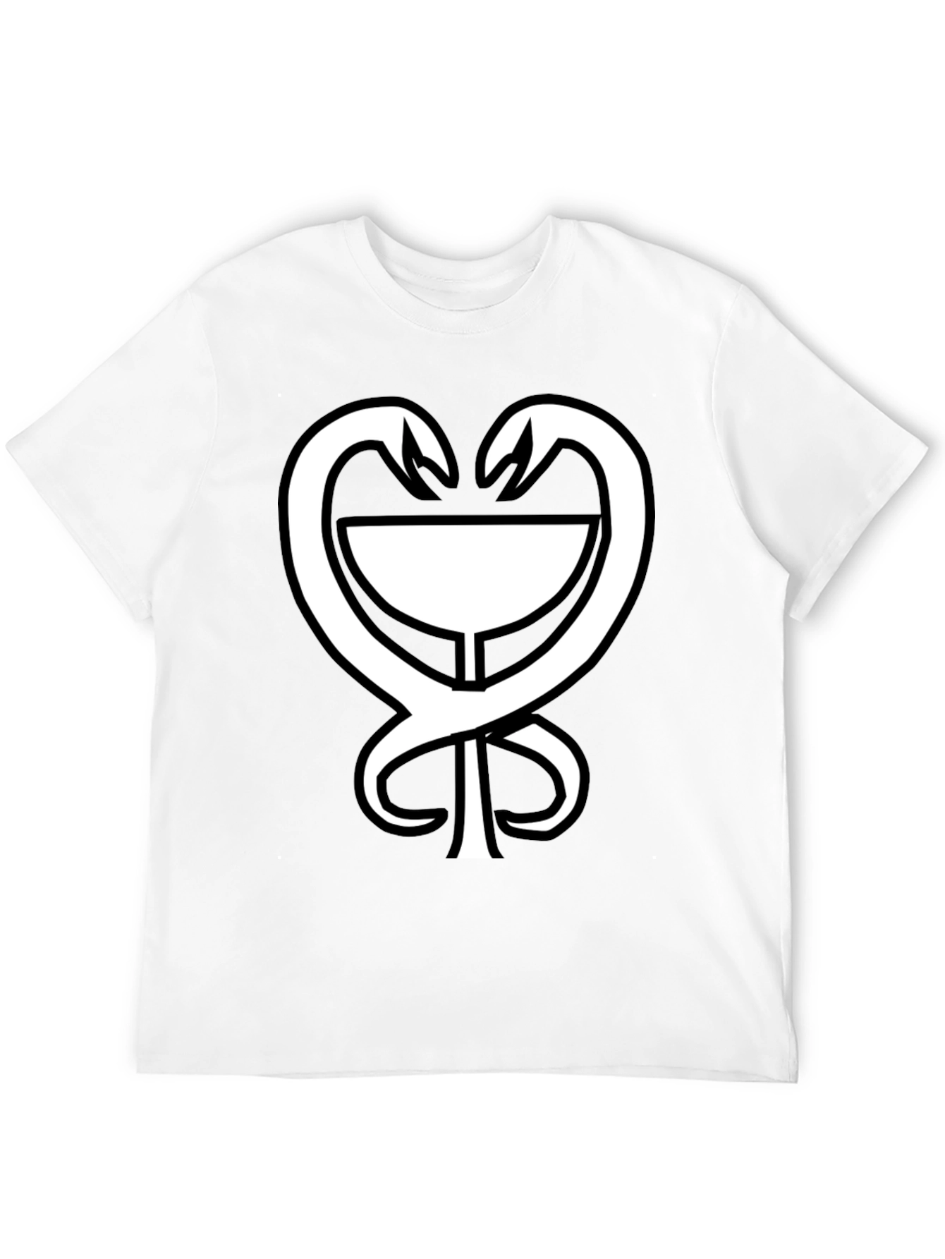 Black Aesculapian Staff T-Shirt view 12