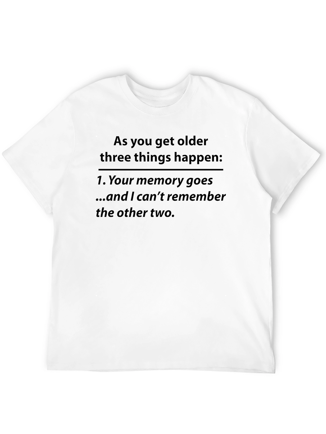 Black Funny Memory Loss T-Shirt view 12
