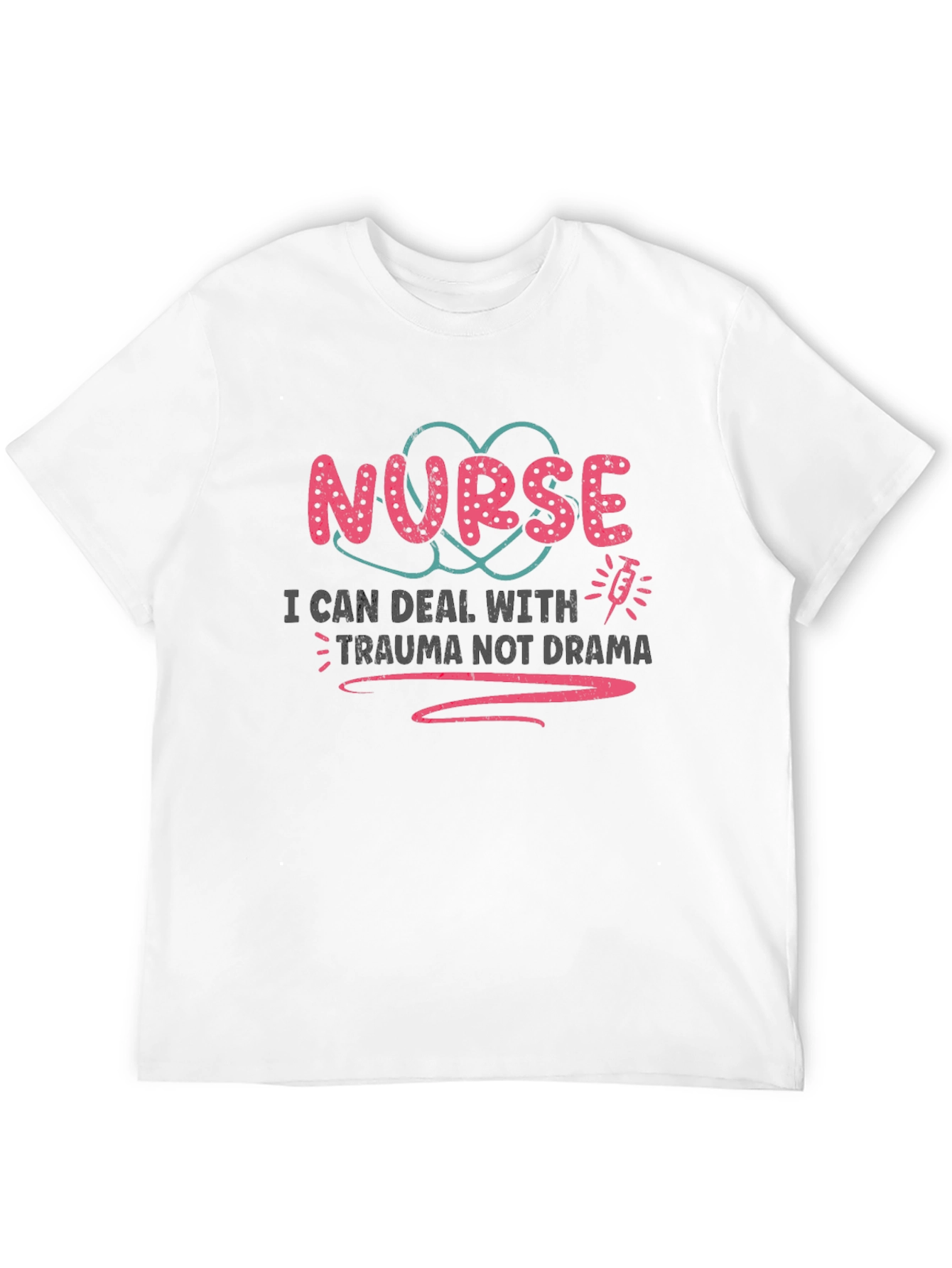 Black Nurse Trauma Drama Tee view 12