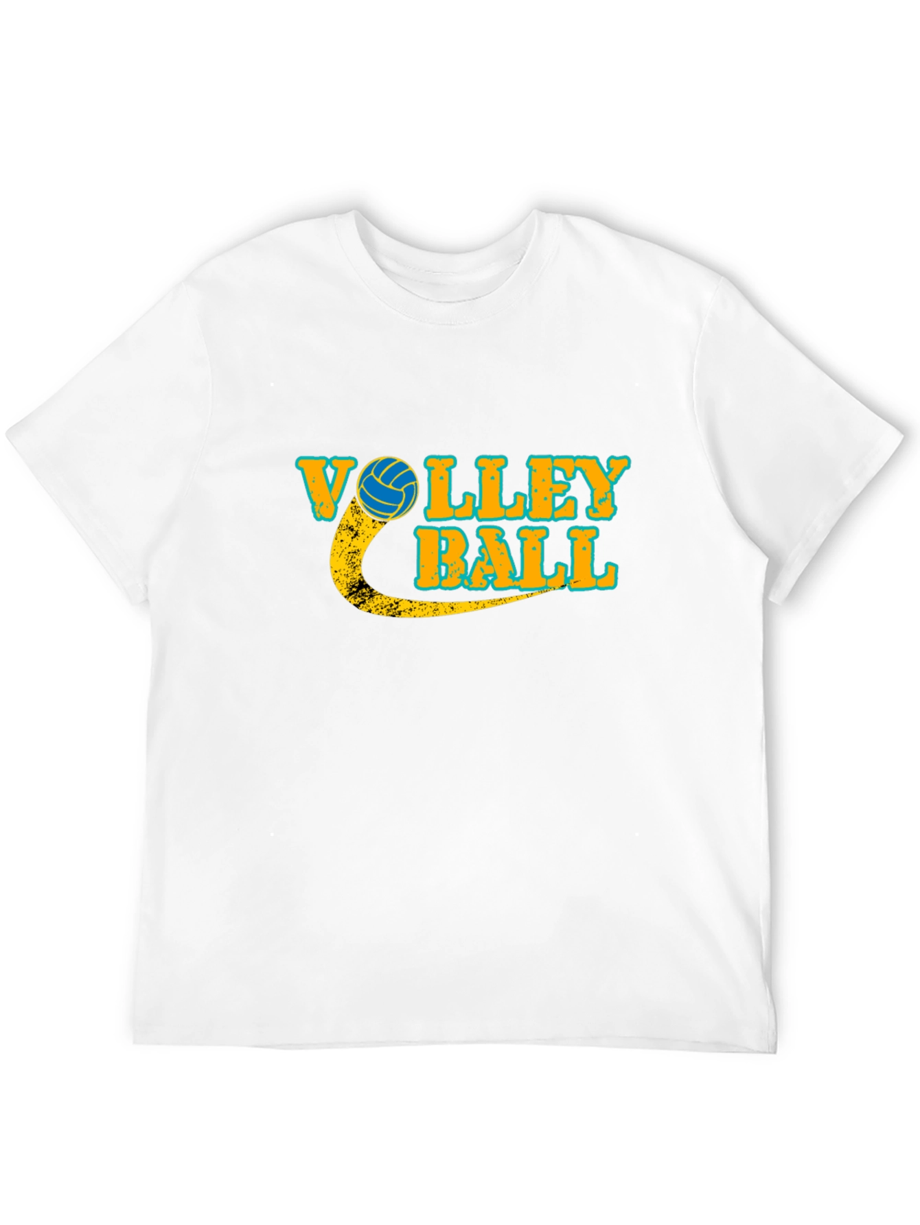 Black Volleyball Graphic Tee - Sporty Unisex T-Shirt view 12