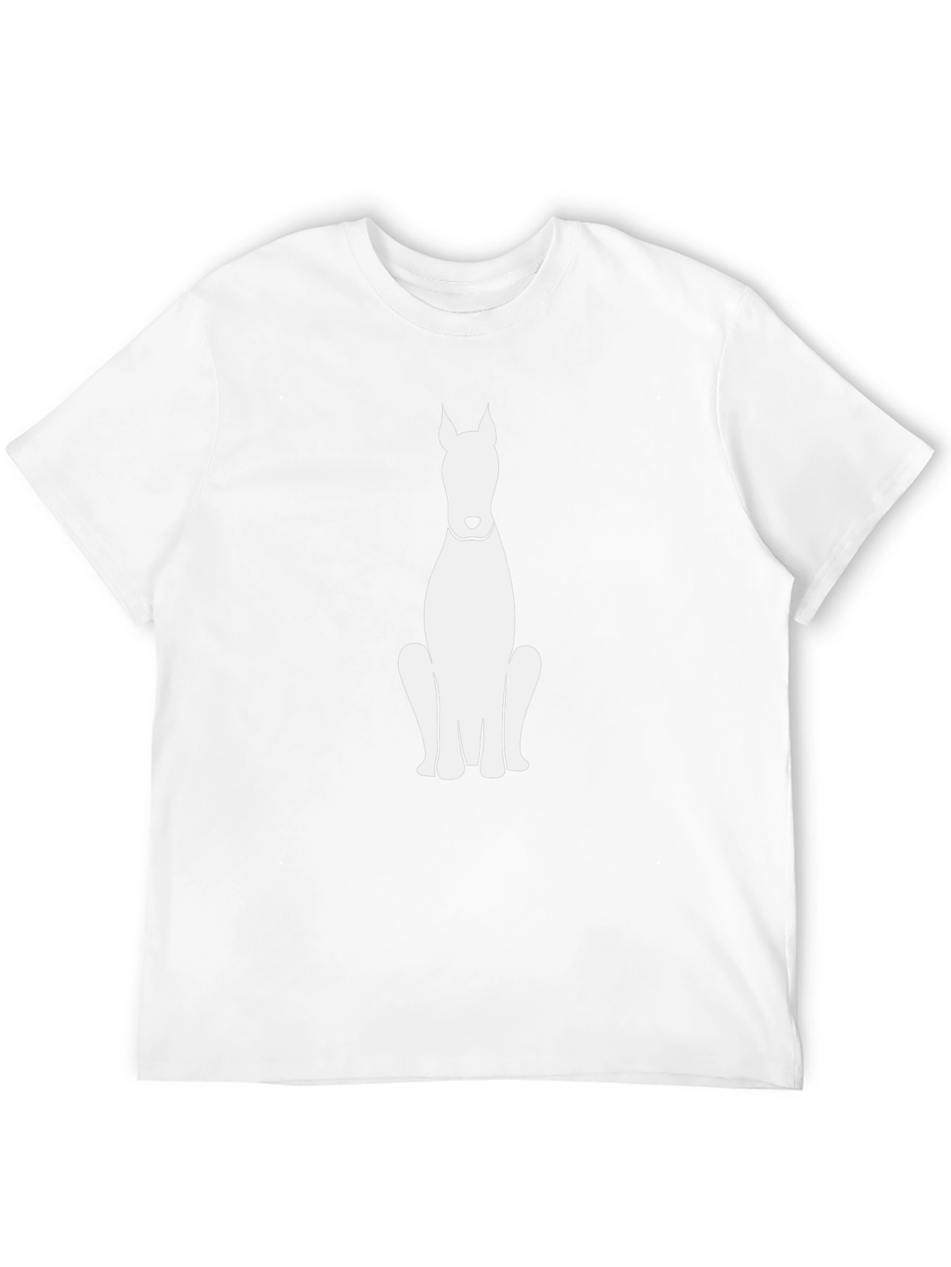 Black Dog Silhouette Graphic Tee - Casual Comfort view 12