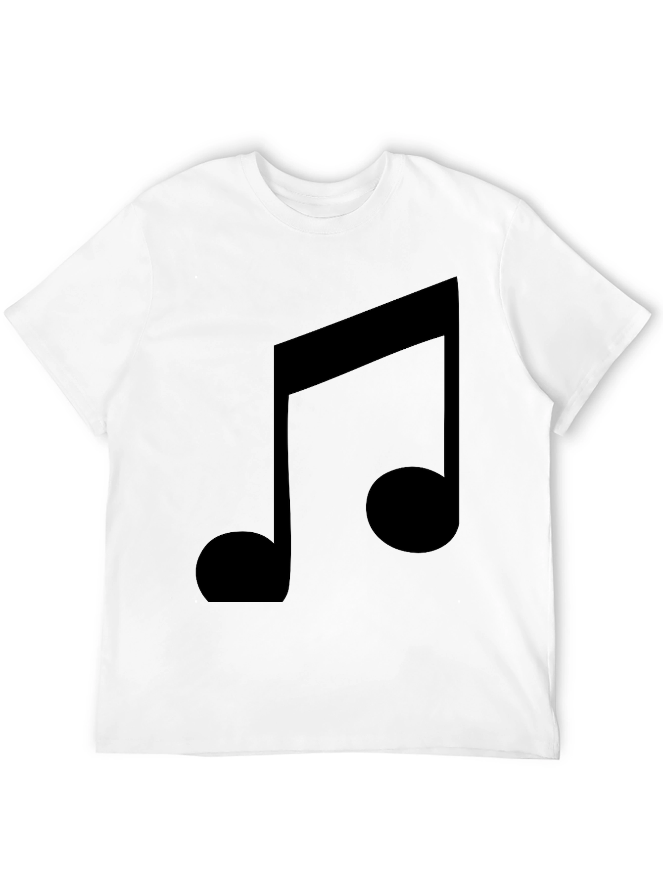 Black Musical Note Graphic Black T-Shirt view 12