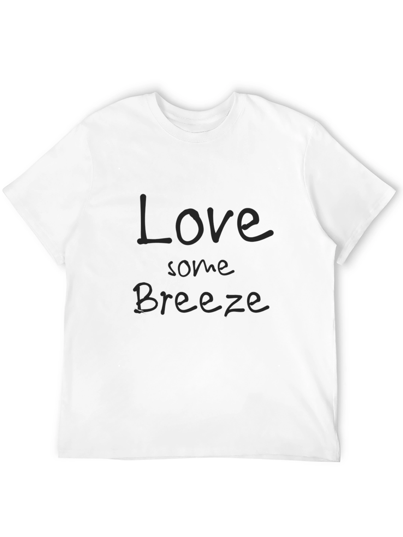 Black Love Some Breeze Black Graphic Tee view 12