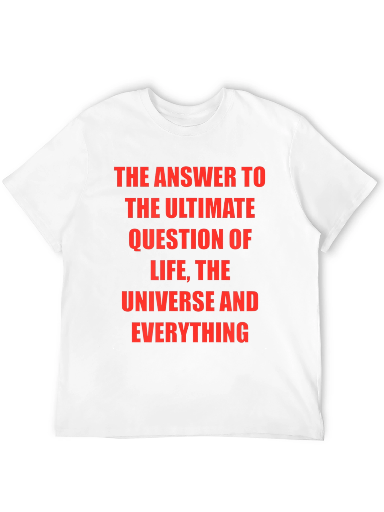 Black Ultimate Question T-Shirt - 42, Life, Universe, Everything view 12