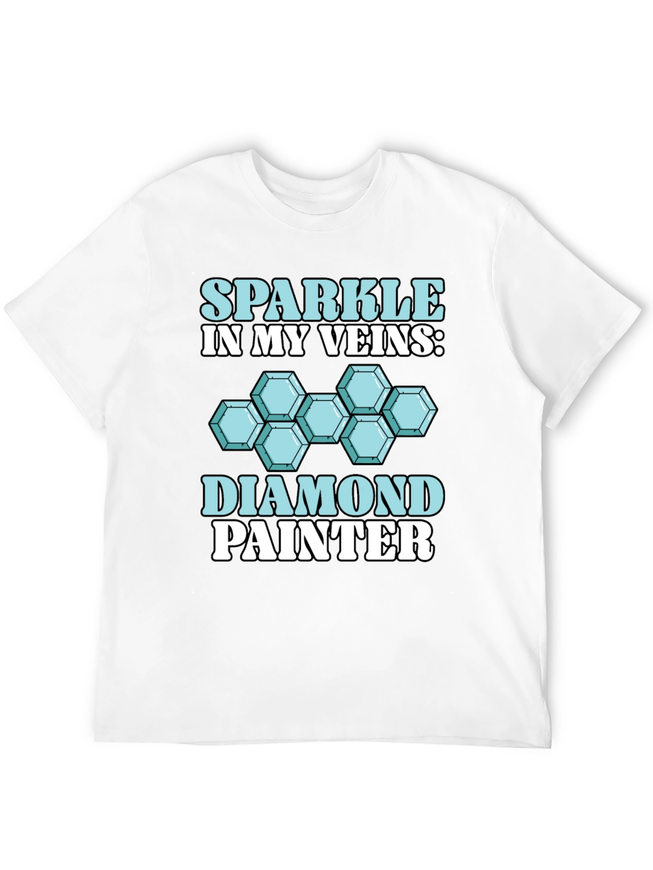 Diamond Painter T-Shirt: Sparkle in My Veins - 12