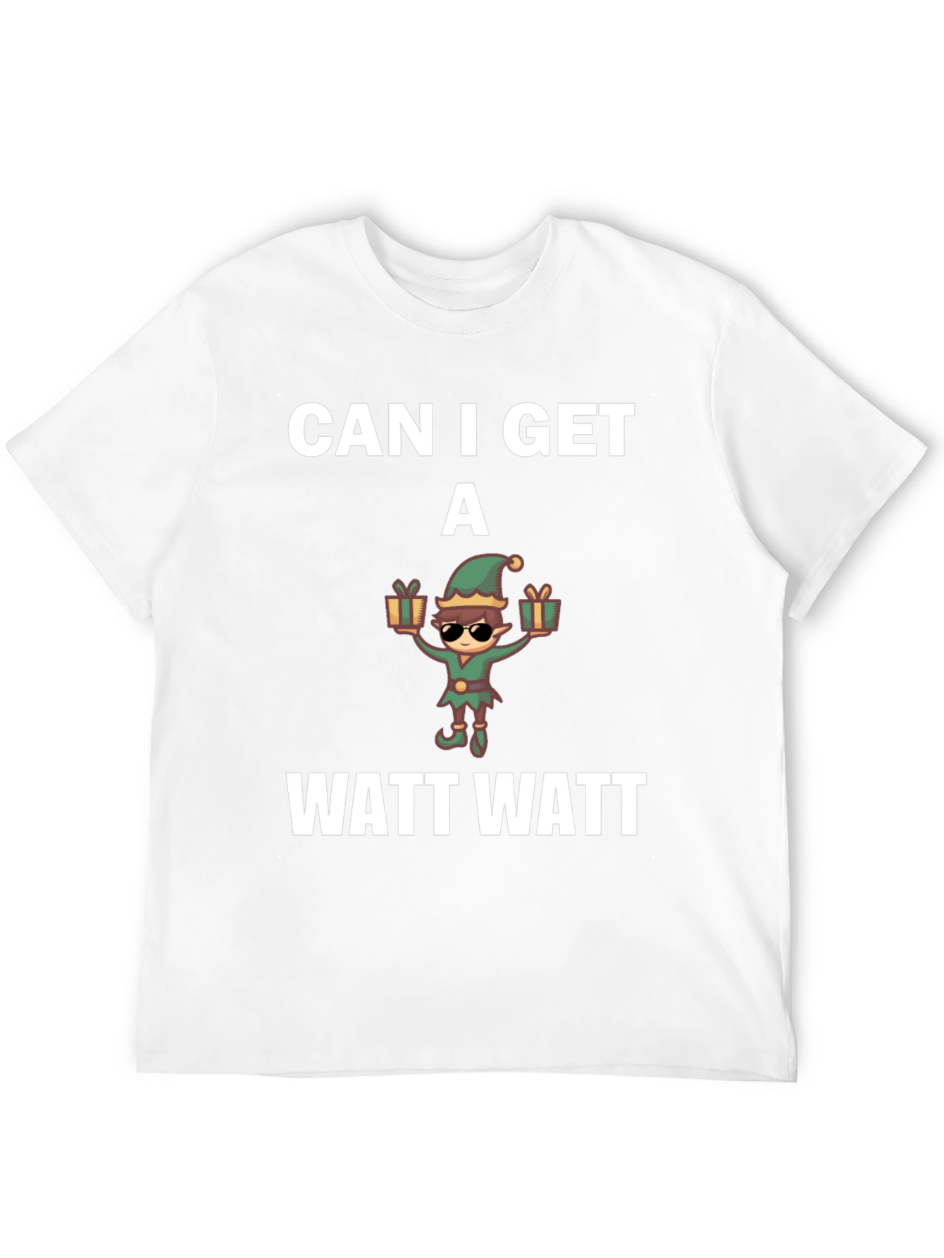 Black Can I Get A Watt Watt T-Shirt view 12