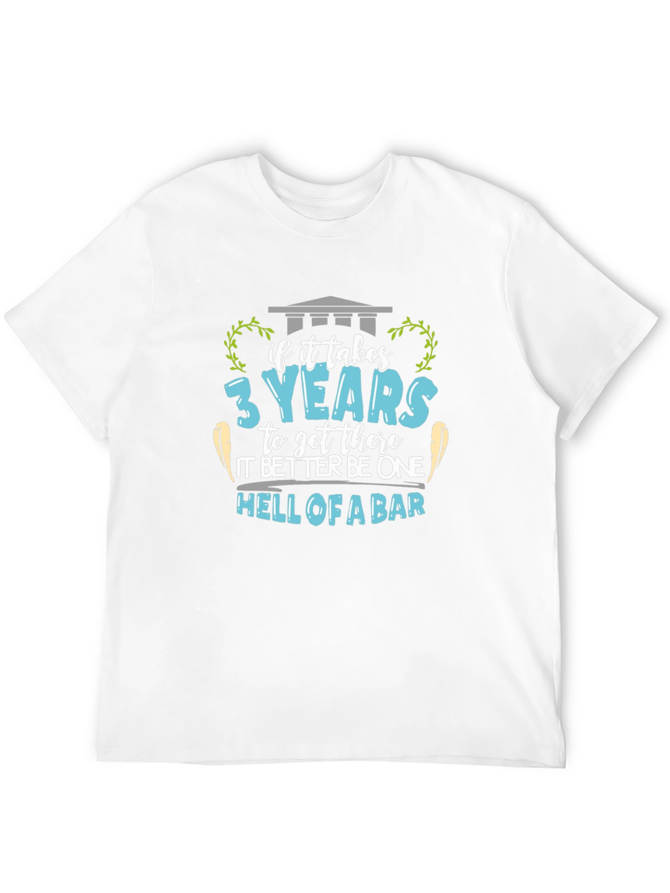 Black Law School Graduation T-Shirt - Hell of a Bar view 12