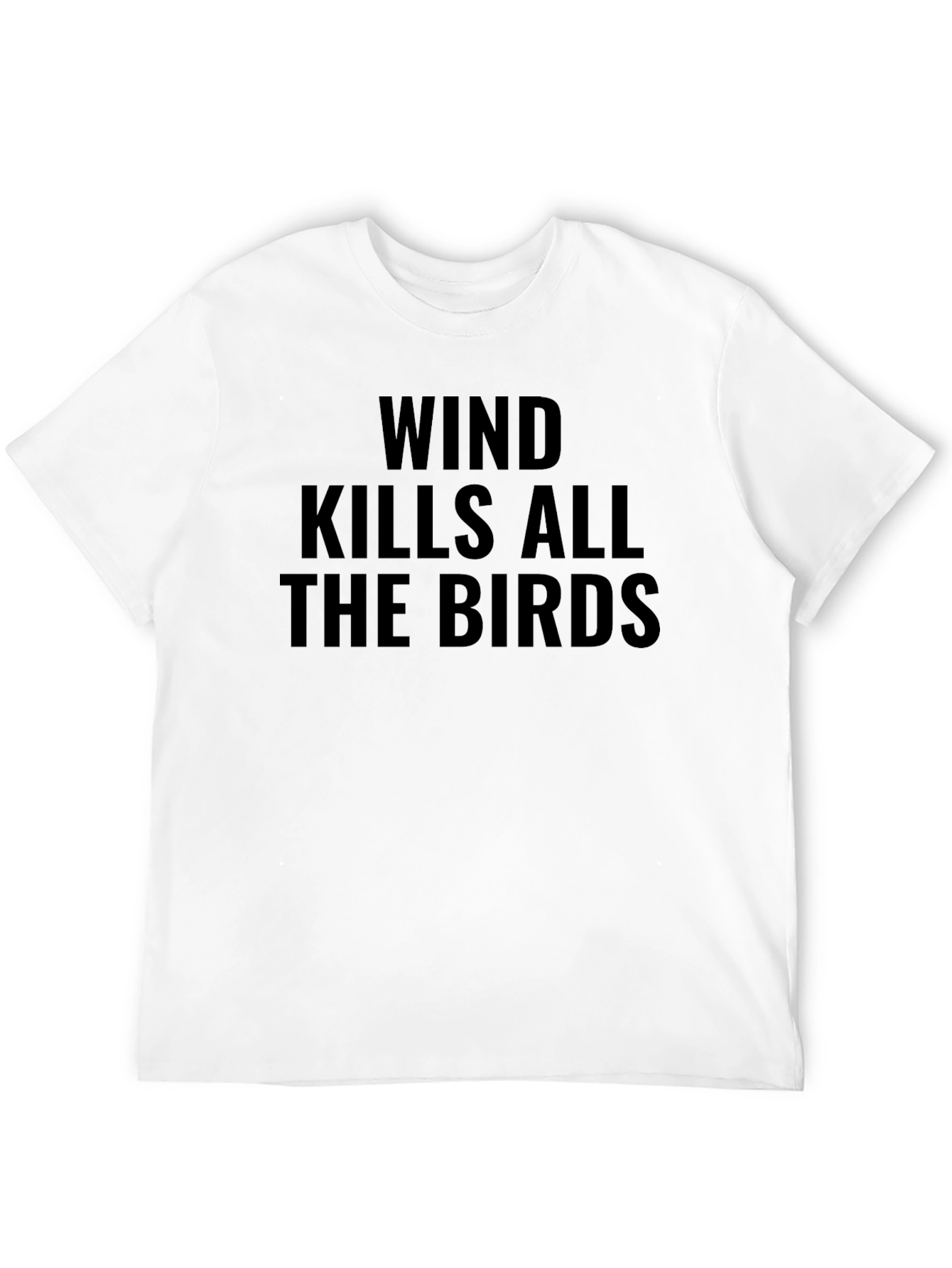 Black Wind Kills All the Birds Black Graphic Tee view 12