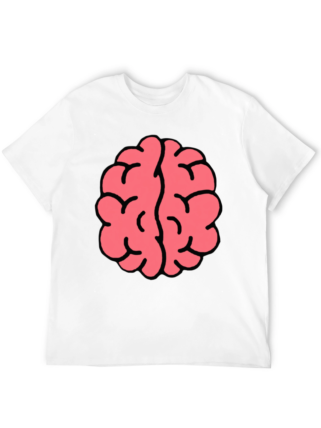 Black Brain Graphic Tee - Black Cotton Blend view 12