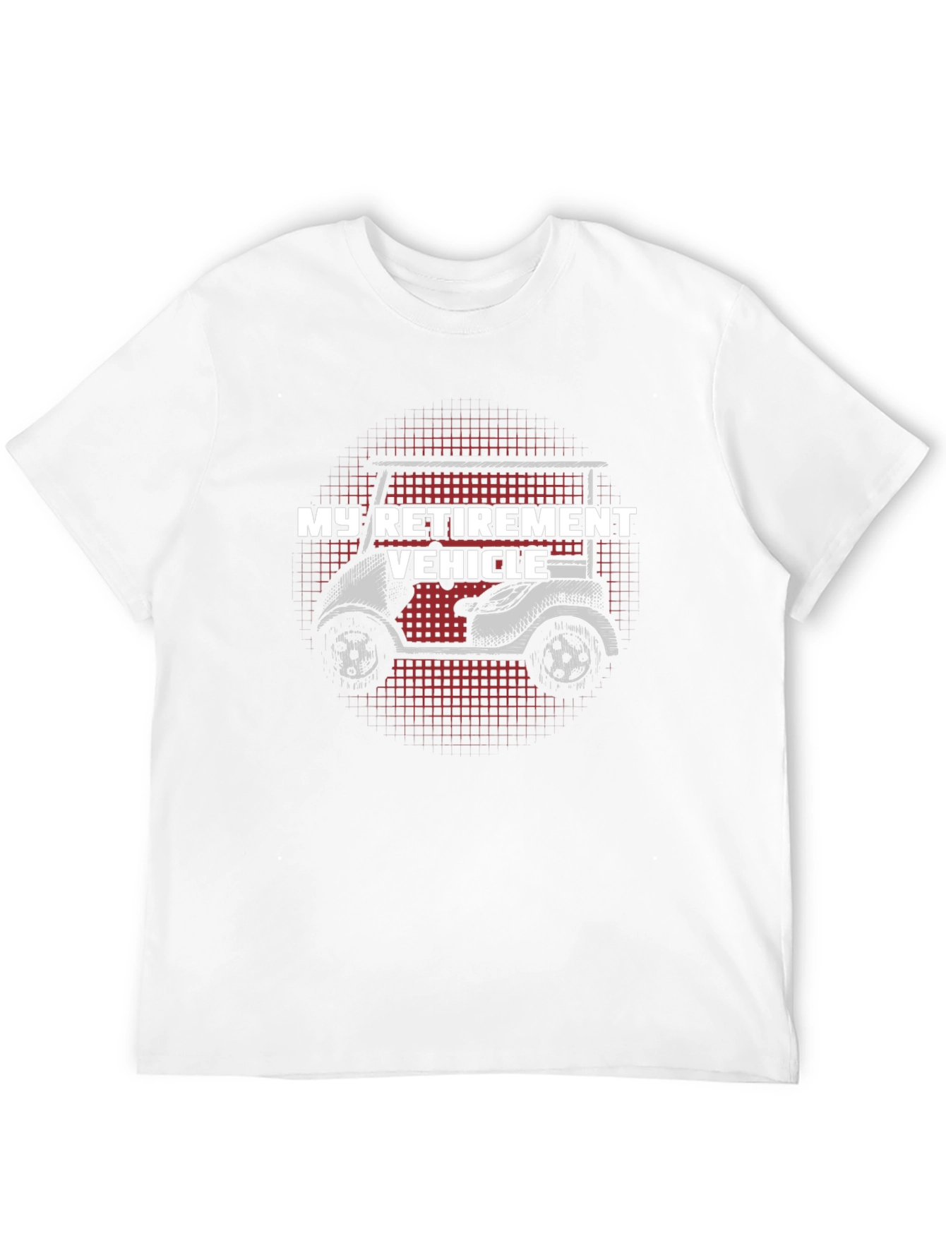 Black Retirement Vehicle Golf Cart T-Shirt view 12
