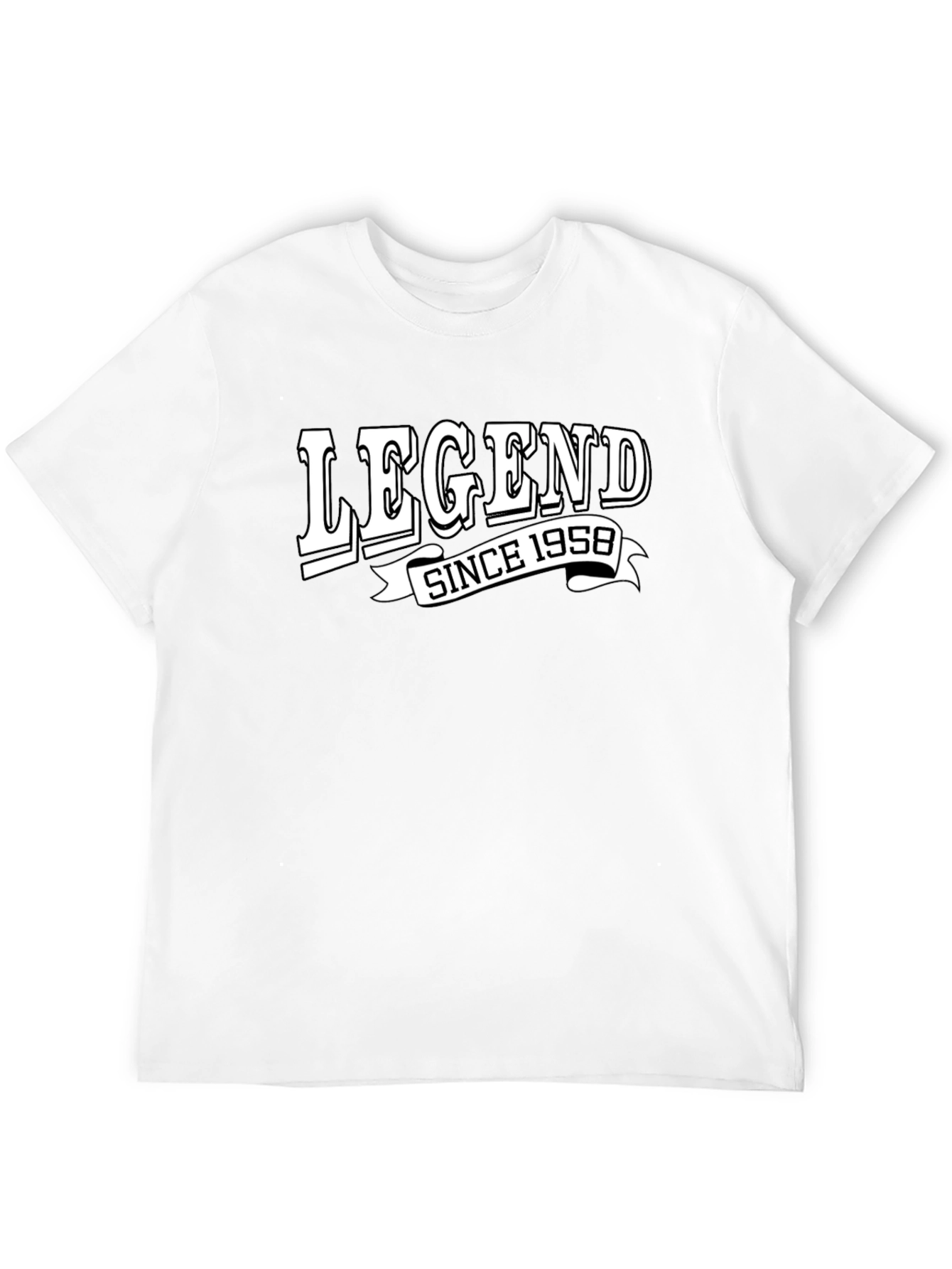 Black Legend Since 1958 Black T-Shirt view 12