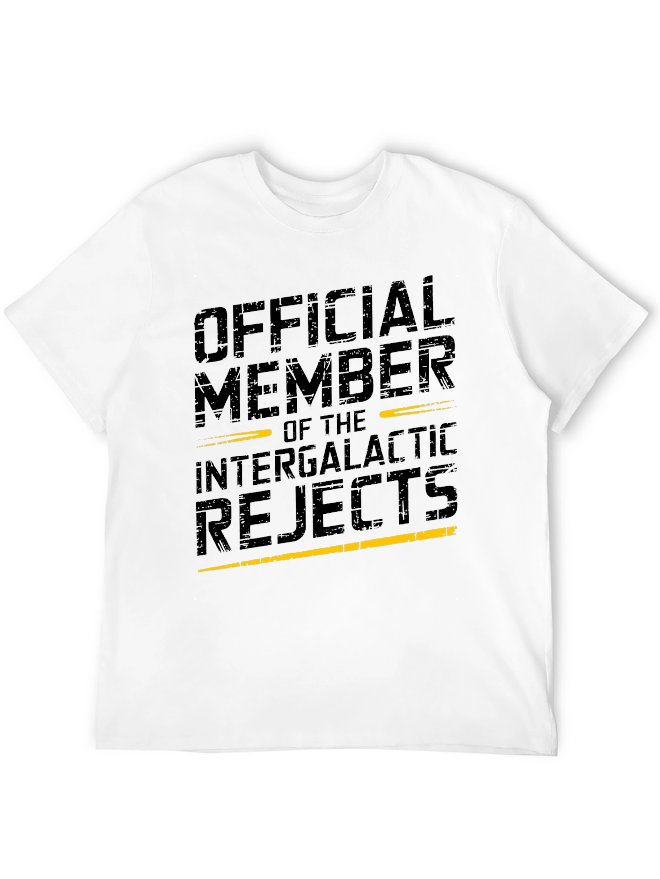 Black Official Member Intergalactic Rejects Graphic T-Shirt view 12