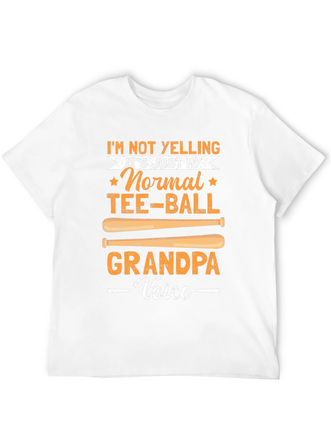 Black Tee-Ball Grandpa Voice T-Shirt view 12