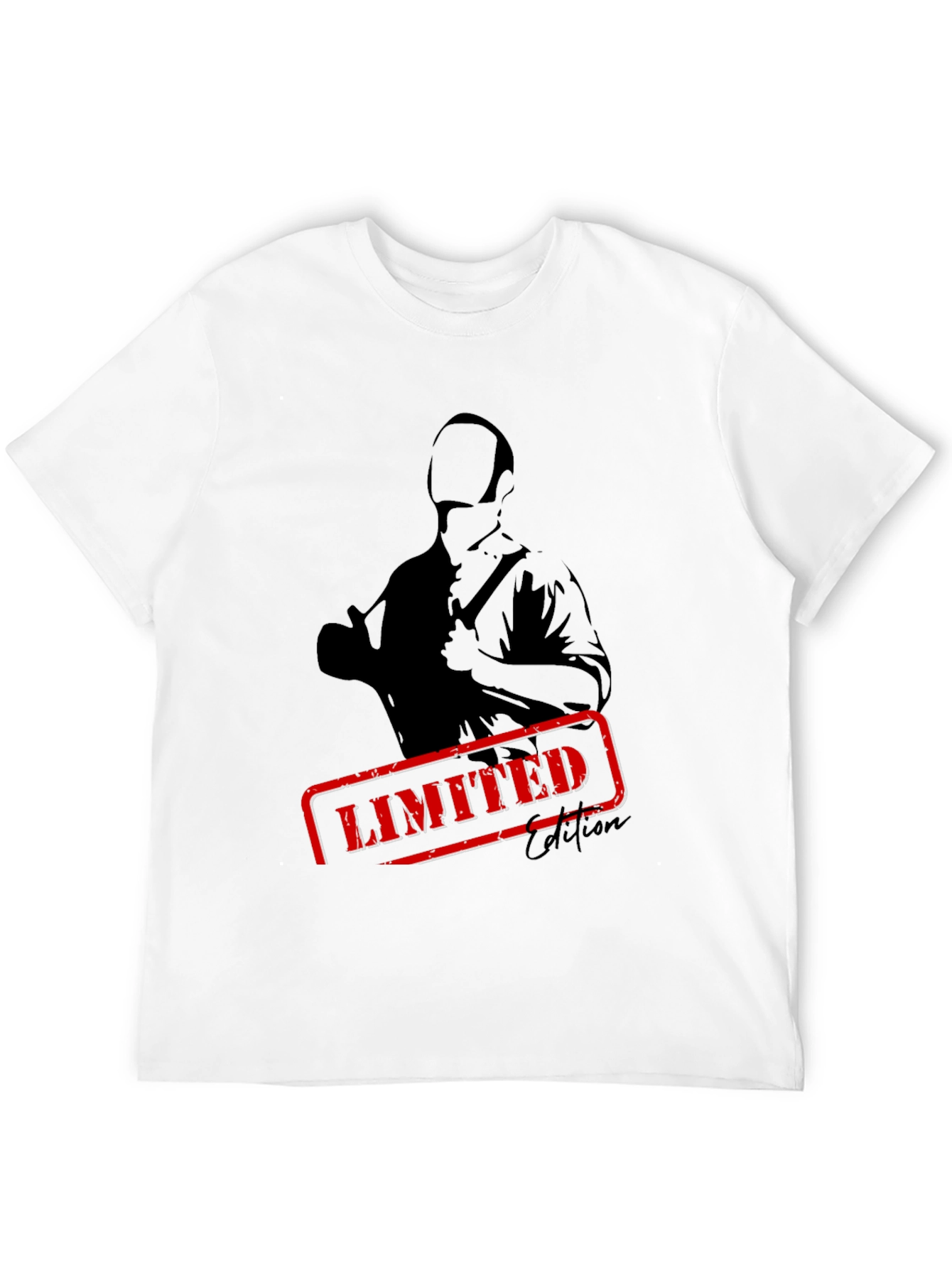 Black Limited Edition Graphic Print T-Shirt view 12